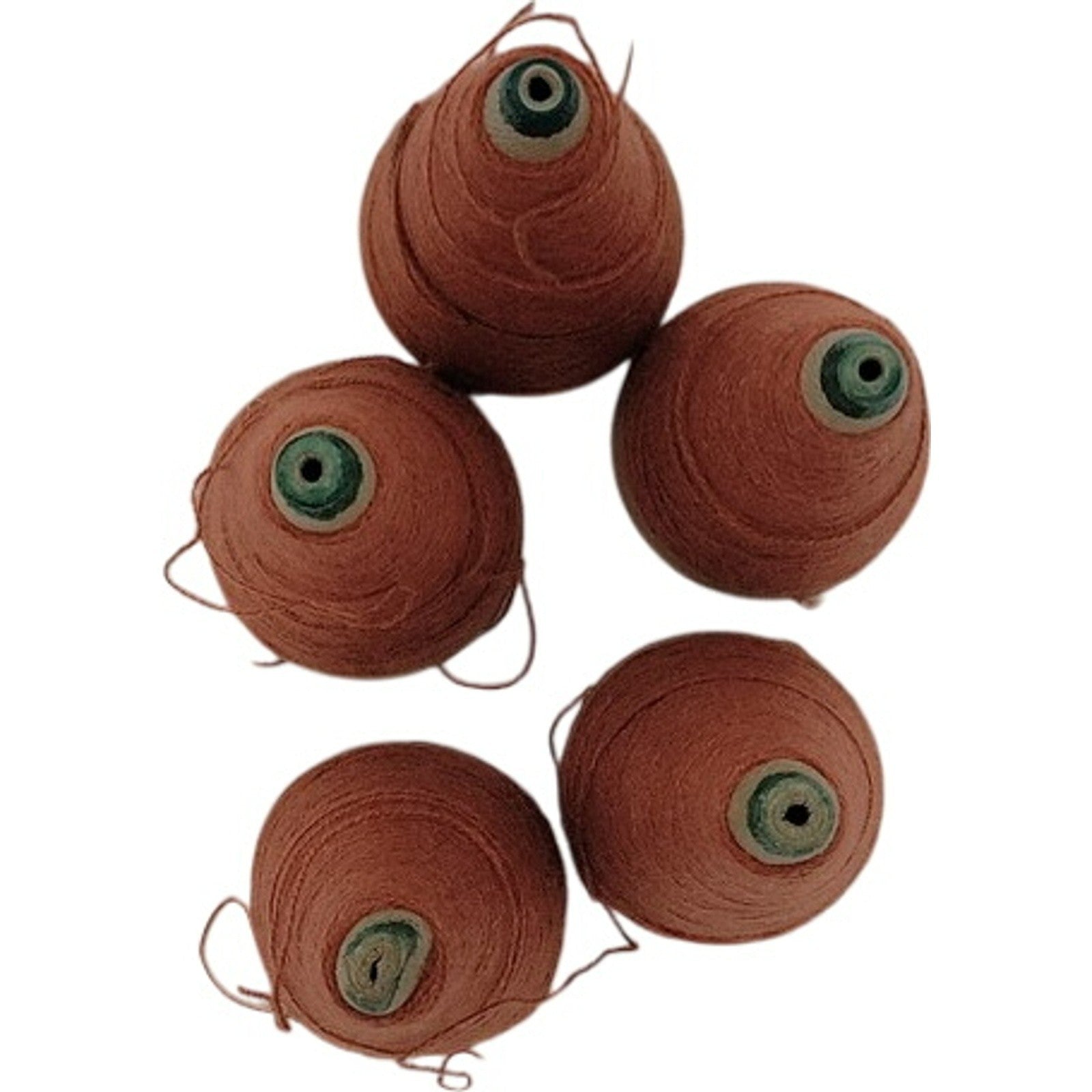 Vintage 1980s Templon 2/24 Yarn Cone DK Spice Heather Lot of 5