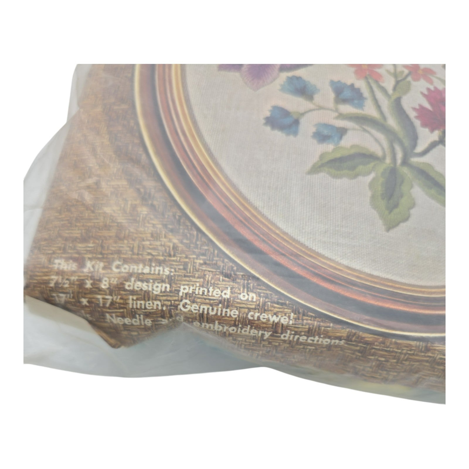 Crewel Embroidery Picture or Pillow Kit