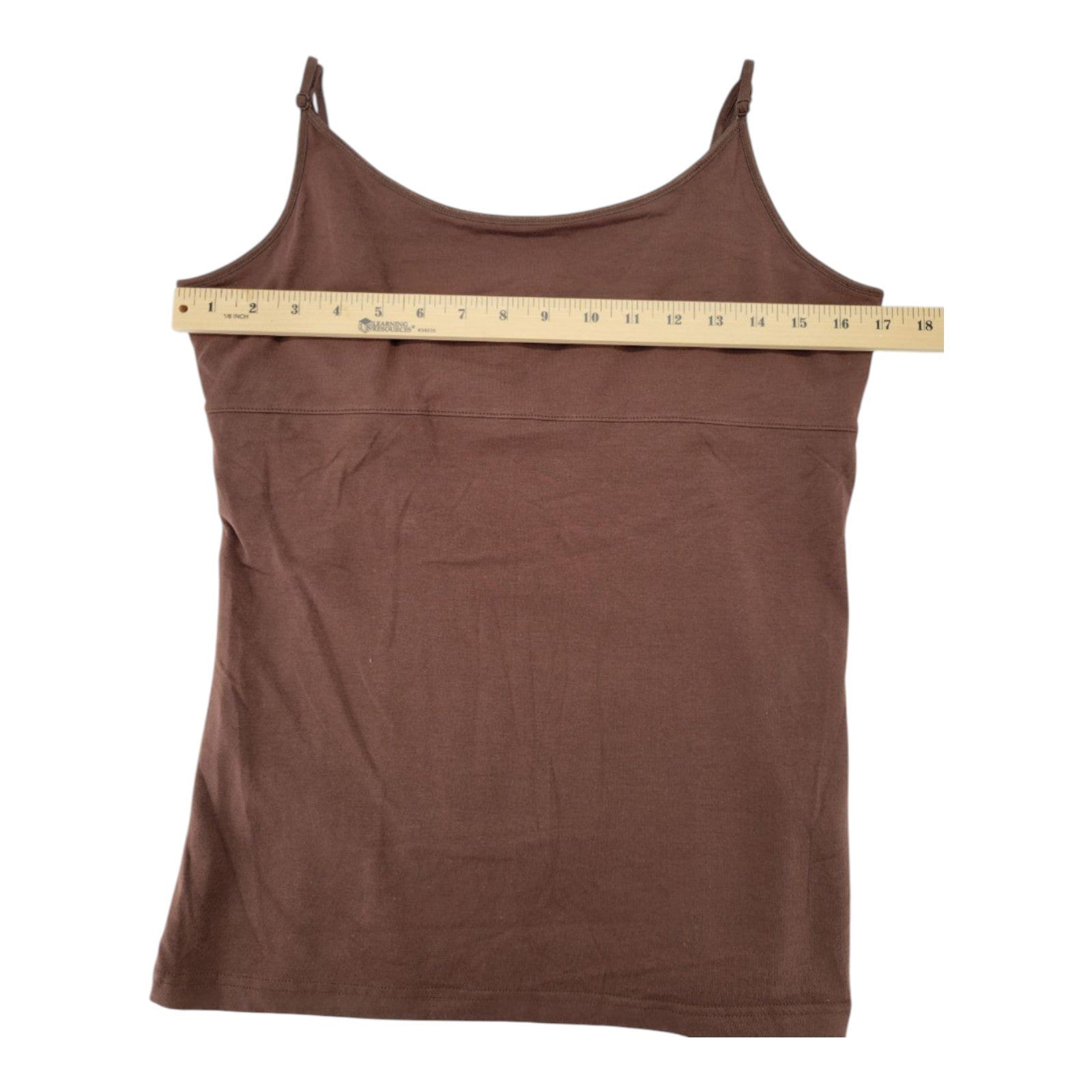 Personal Identity Women's Brown Camisole Tank Top Spaghetti Strap Size XL