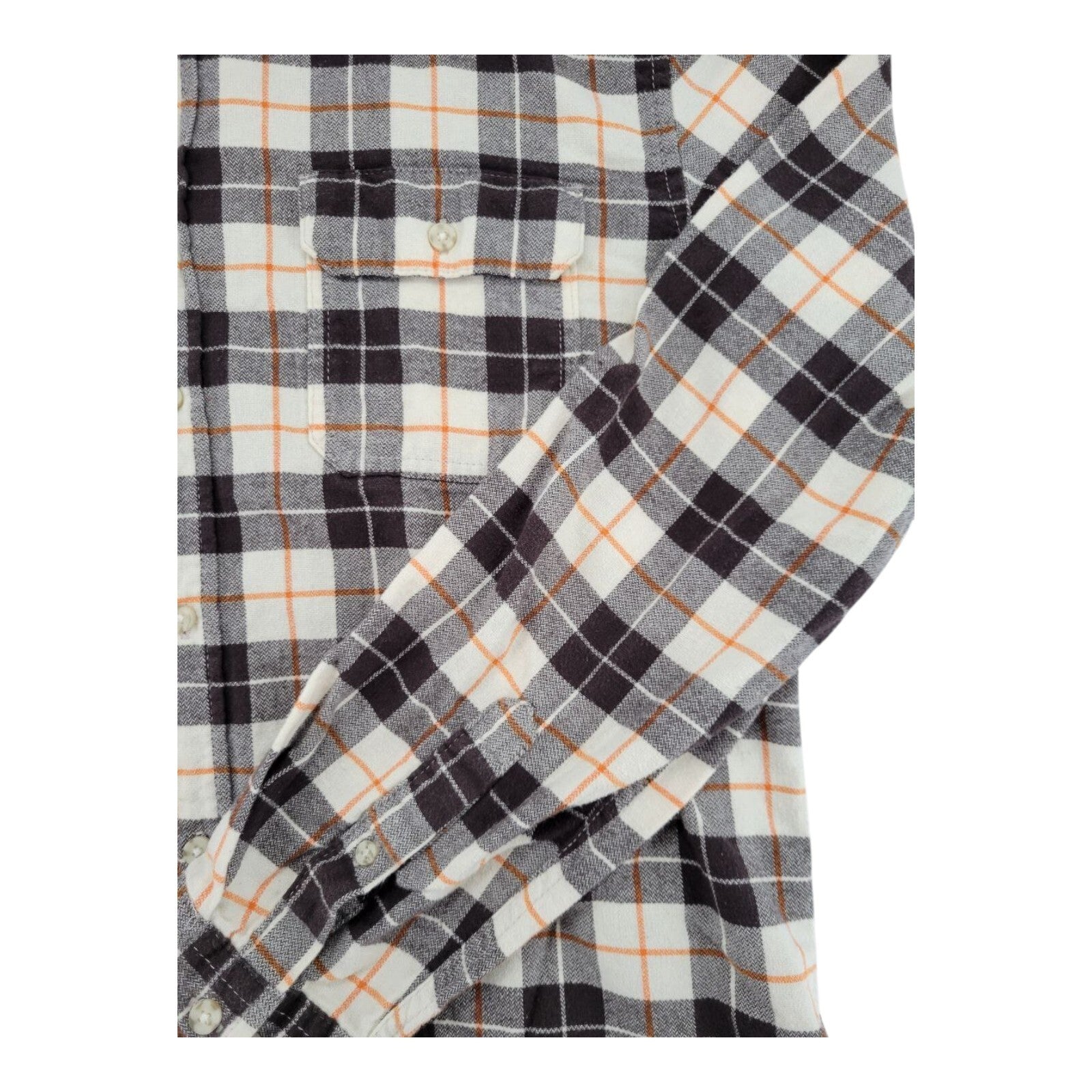 Goodfellow & Co Standard Mens Flannel Button Up Long Sleeves Shirt Size L
