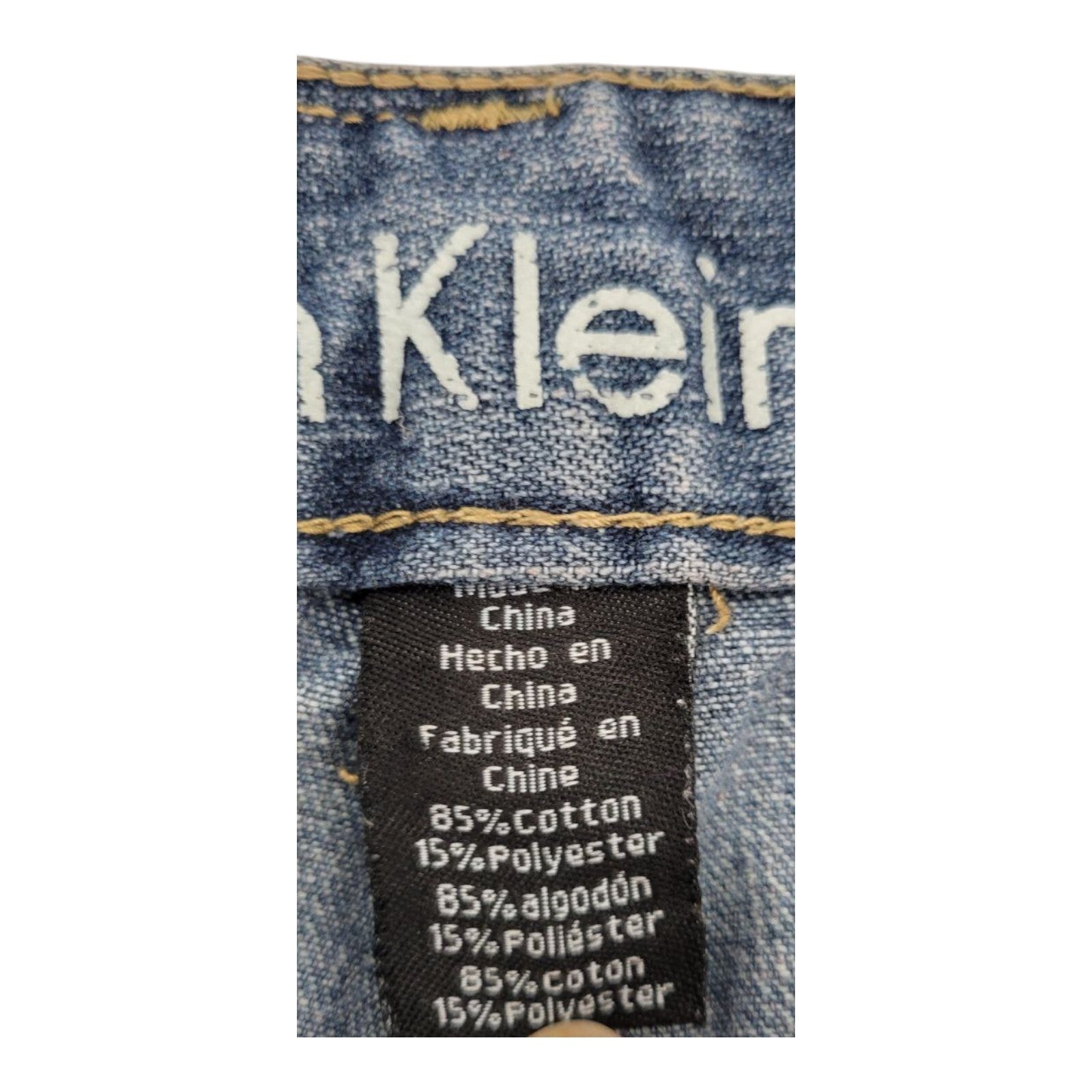 Calvin Klein Womens Blue Denim Bermuda Shorts Size 20