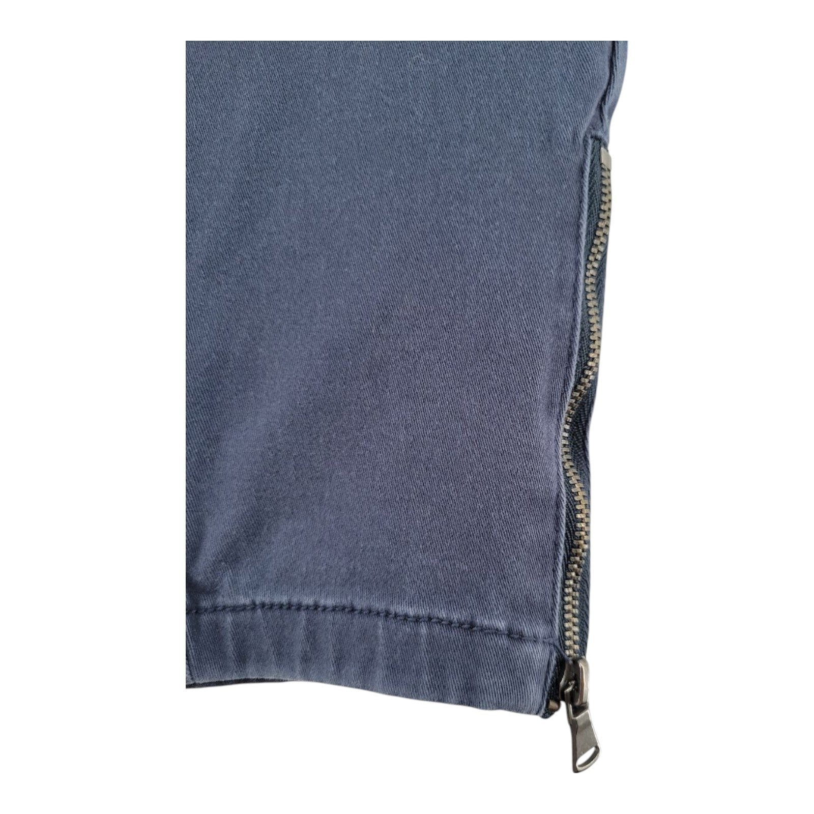Bongo Moto Pants Blue Zip Hem Skinny Jeans Women Size 9