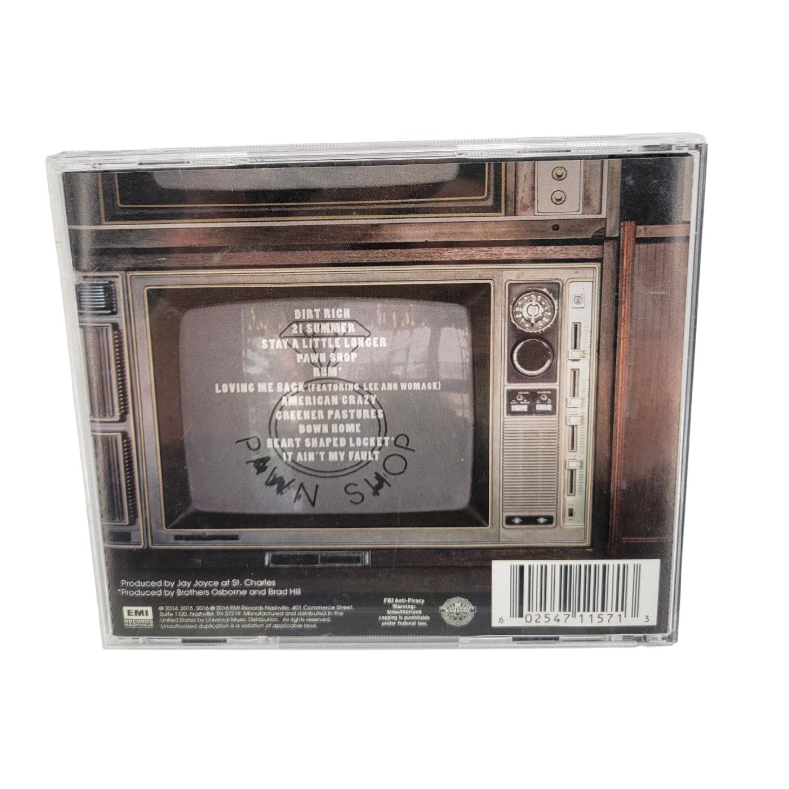 Brothers Osborne Pawn Shop Music CD Album Country Rock