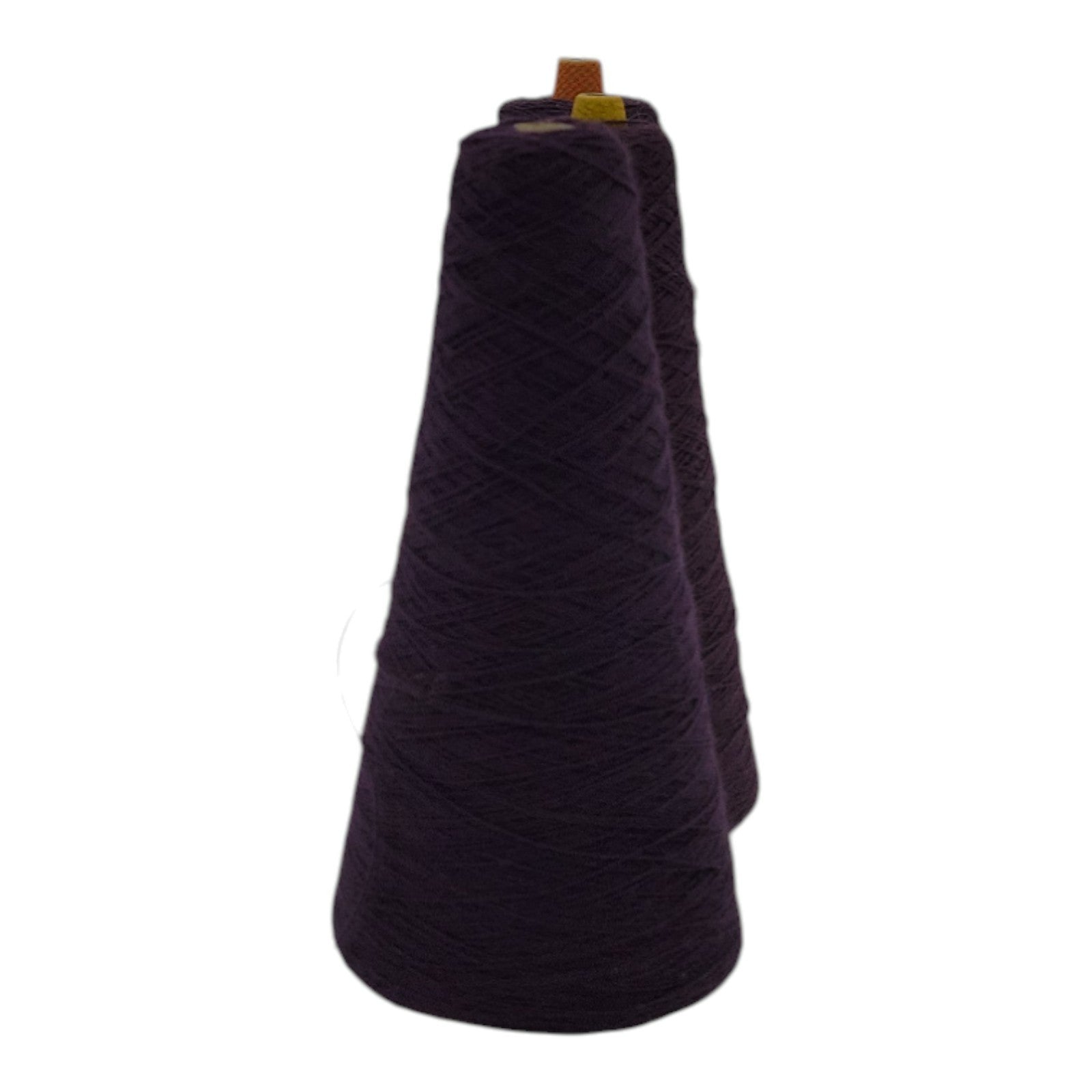 Vintage Pisgah Elderberry Yarn Cone 2/24 Lot of 3