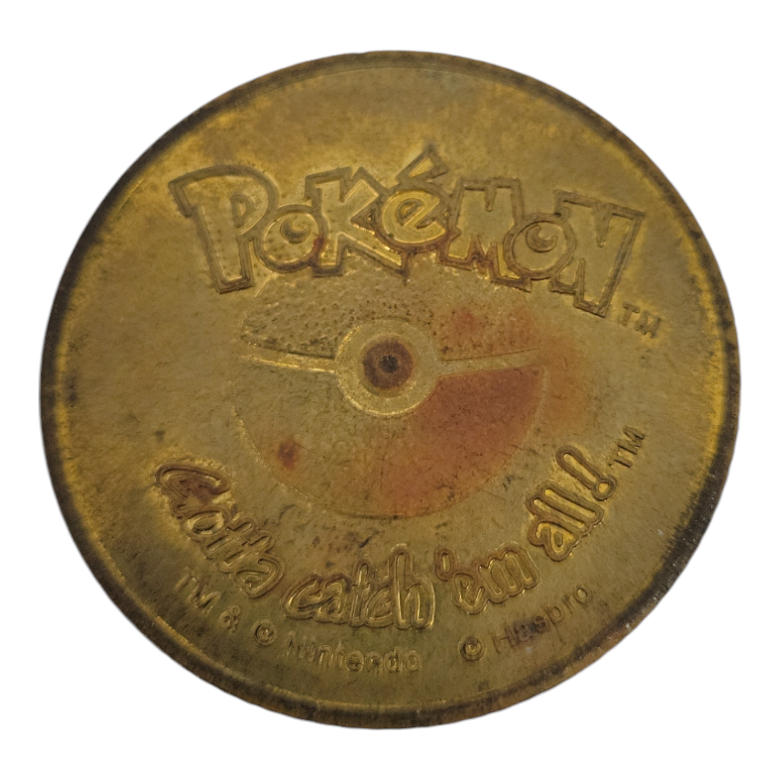1999 Vintage Nintendo Hasbro Pokemon Battle Coin Gold Nidoran #32