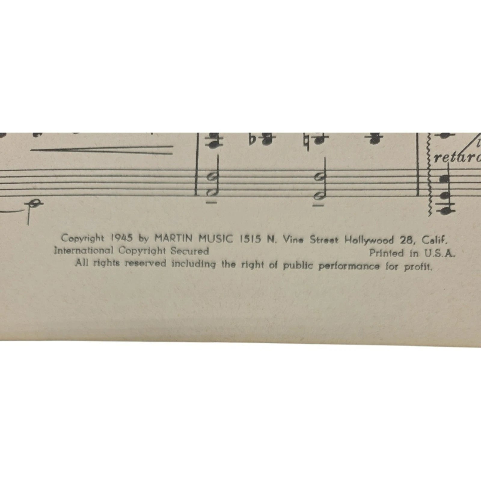 Vintage 1945 Sheet Music Lily Belle by Dave Franklin and Irving Taylor