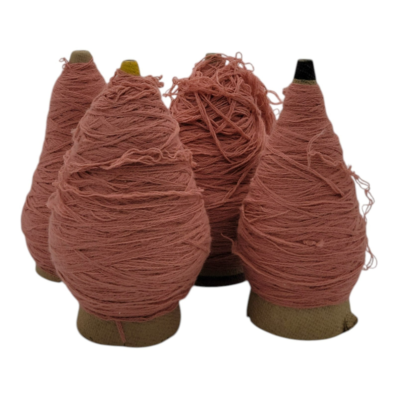 Vintage Glenspun 2/24 Bone Dyed Yarn 1/28 Creslan Snow Acrylic Lot of 4