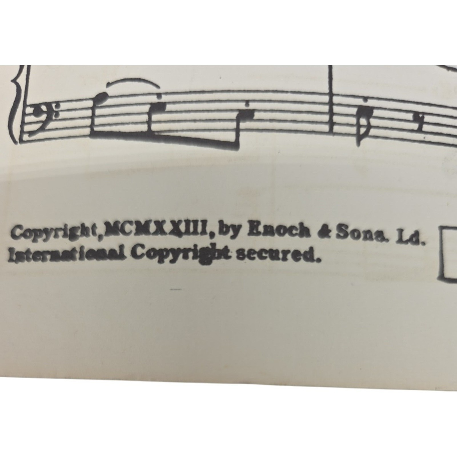 1923 Vintage Sheet Music Clorinda by Bledlowe & Morgan Boosey & Hawkes