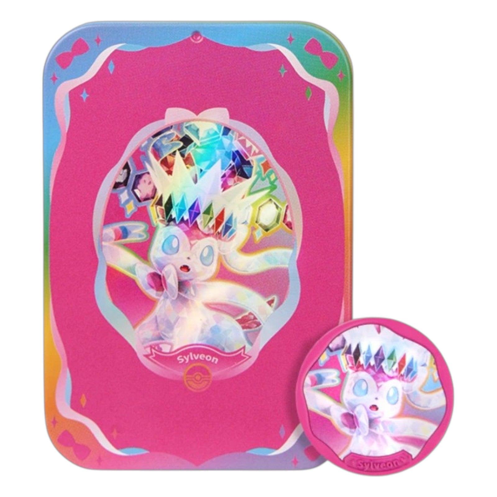 Pokemon TCG Chinese Terastal Gathering Metal Storage Tin Sylveon