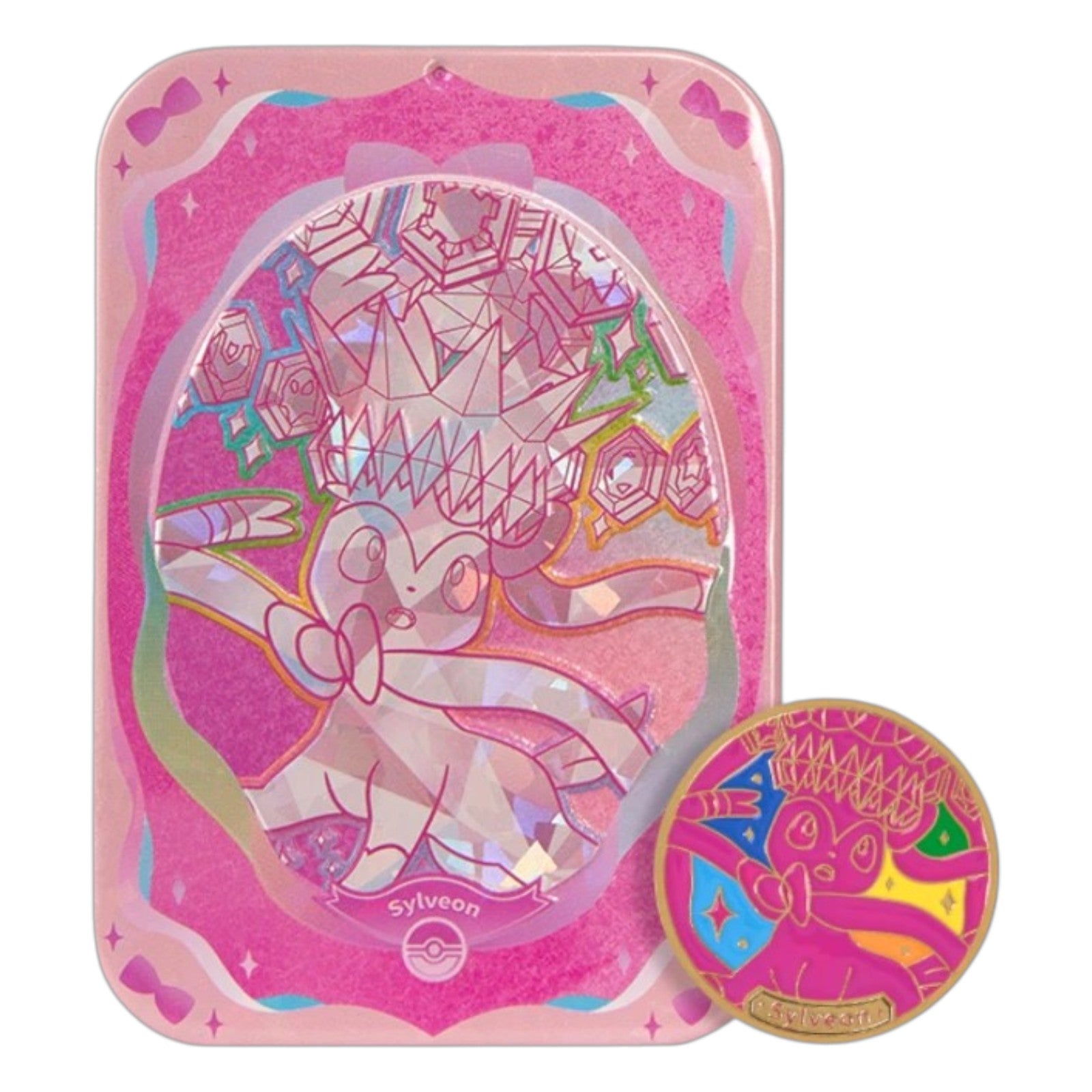 Pokemon TCG Chinese Terastal Gathering Metal Storage Tin Sylveon