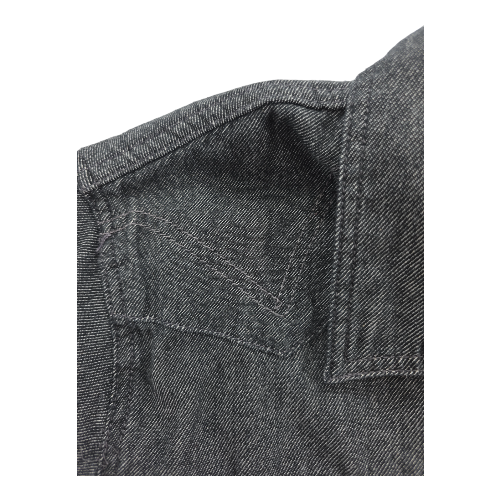 Volcom Mens Gray Chambray Shirt Long Sleeve Button Up Cotton Size M