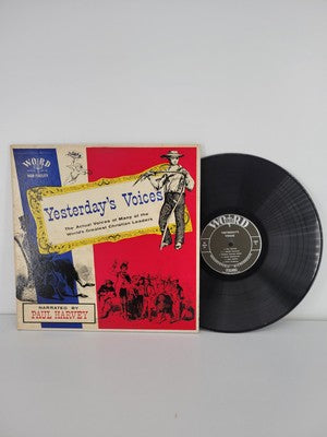 Yesterday’s Voices Paul Harvey Vinyl Record Word Records Christian Leaders