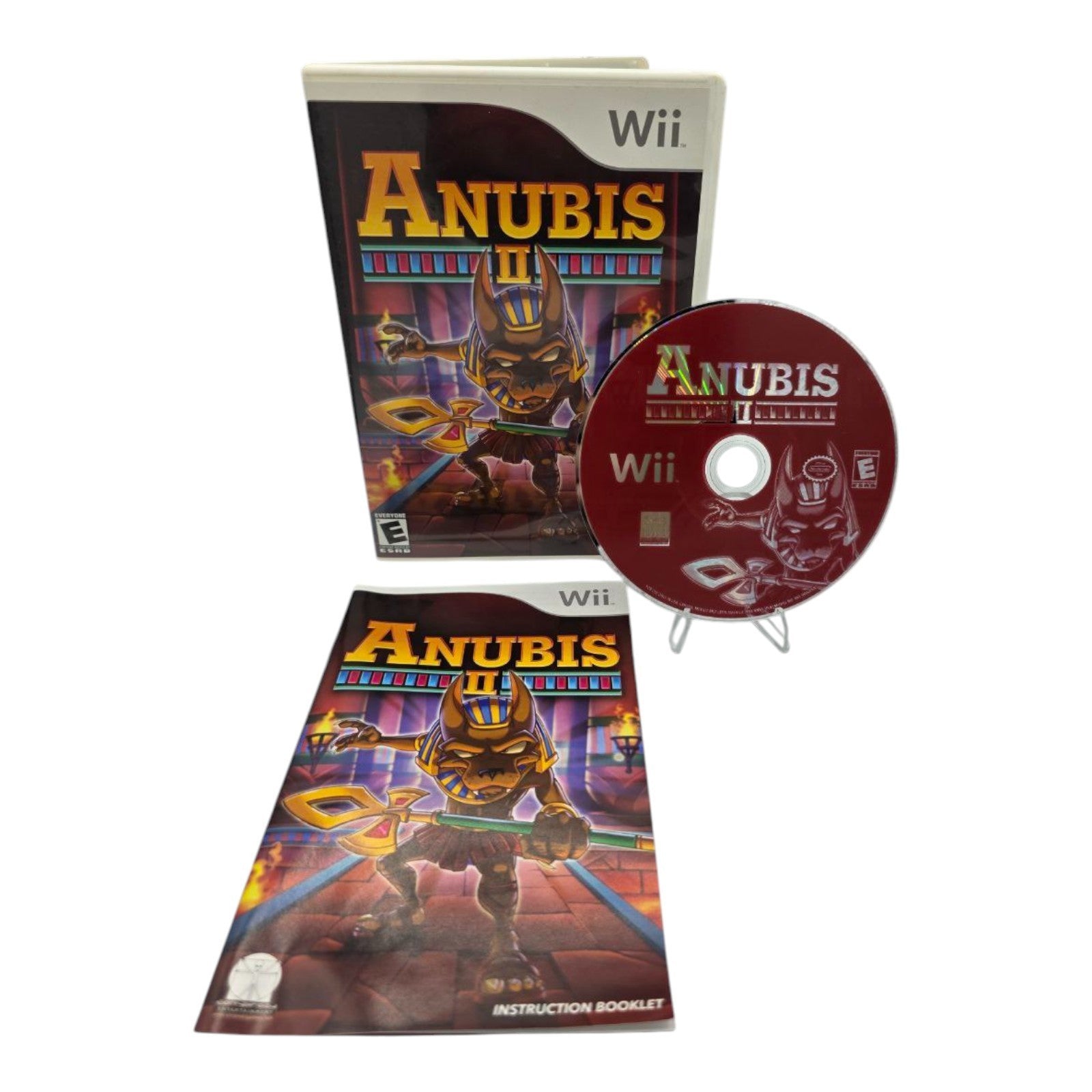 Anubis II Nintendo Wii 2007 Action Video Game CIB Complete Tested