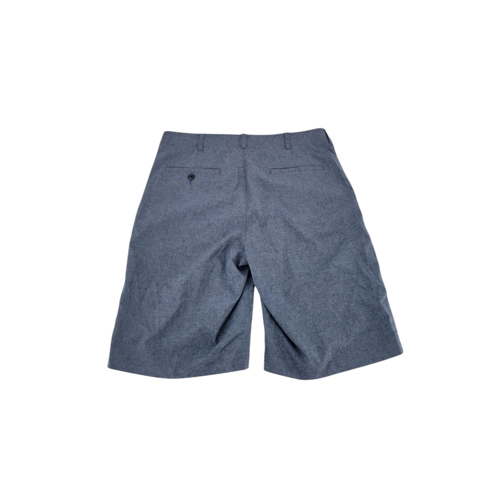 Ben Hogan Men's Blue Golf Shorts Size 36 Flat Front Stretch Polyester Blend