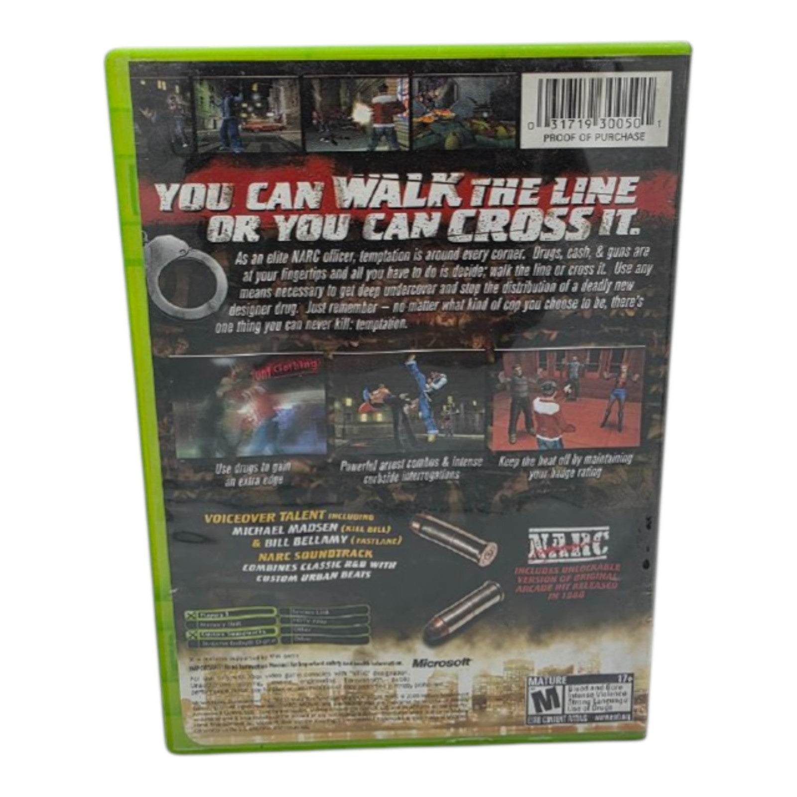NARC Xbox 2005 Complete CIB Manual & Disc Included