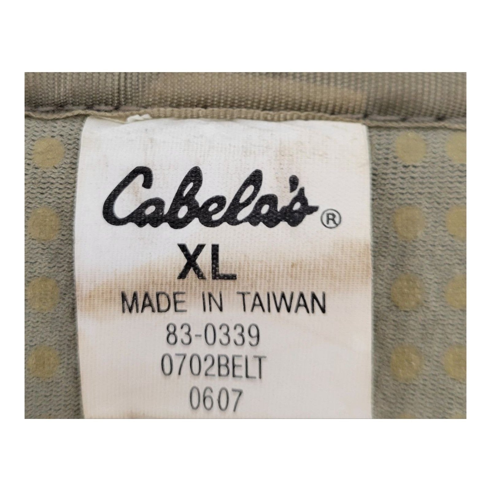 Cabela’s XL Hunting Utility Belt Tan Padded Adjustable Strap AEPE Blend