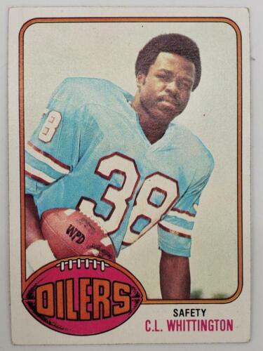 1976 Topps Chewing Gum Football Cards Houston Oilers