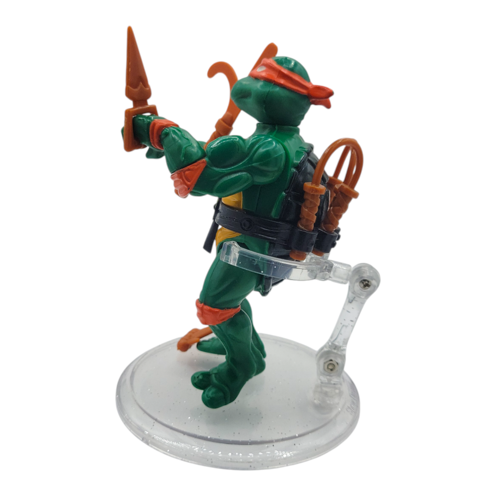 1988 Playmates Toys Michelangelo TMNT Hard Head Vintage Action Figure