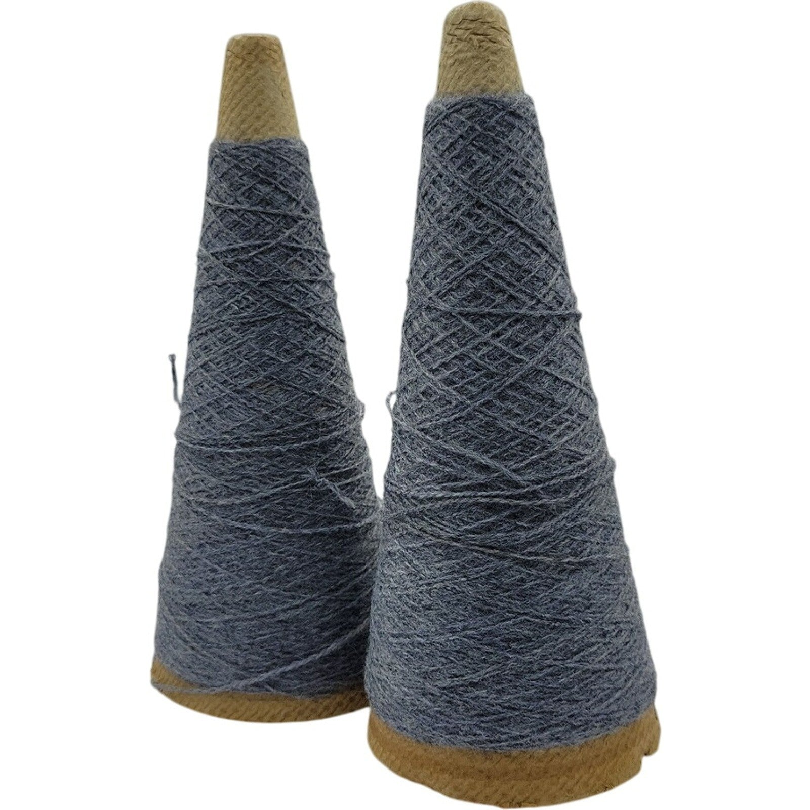 Vintage 2/24 Acrylic Weaving Knitting Cone Yarn Medium Oxford Ah501 Lot of 2