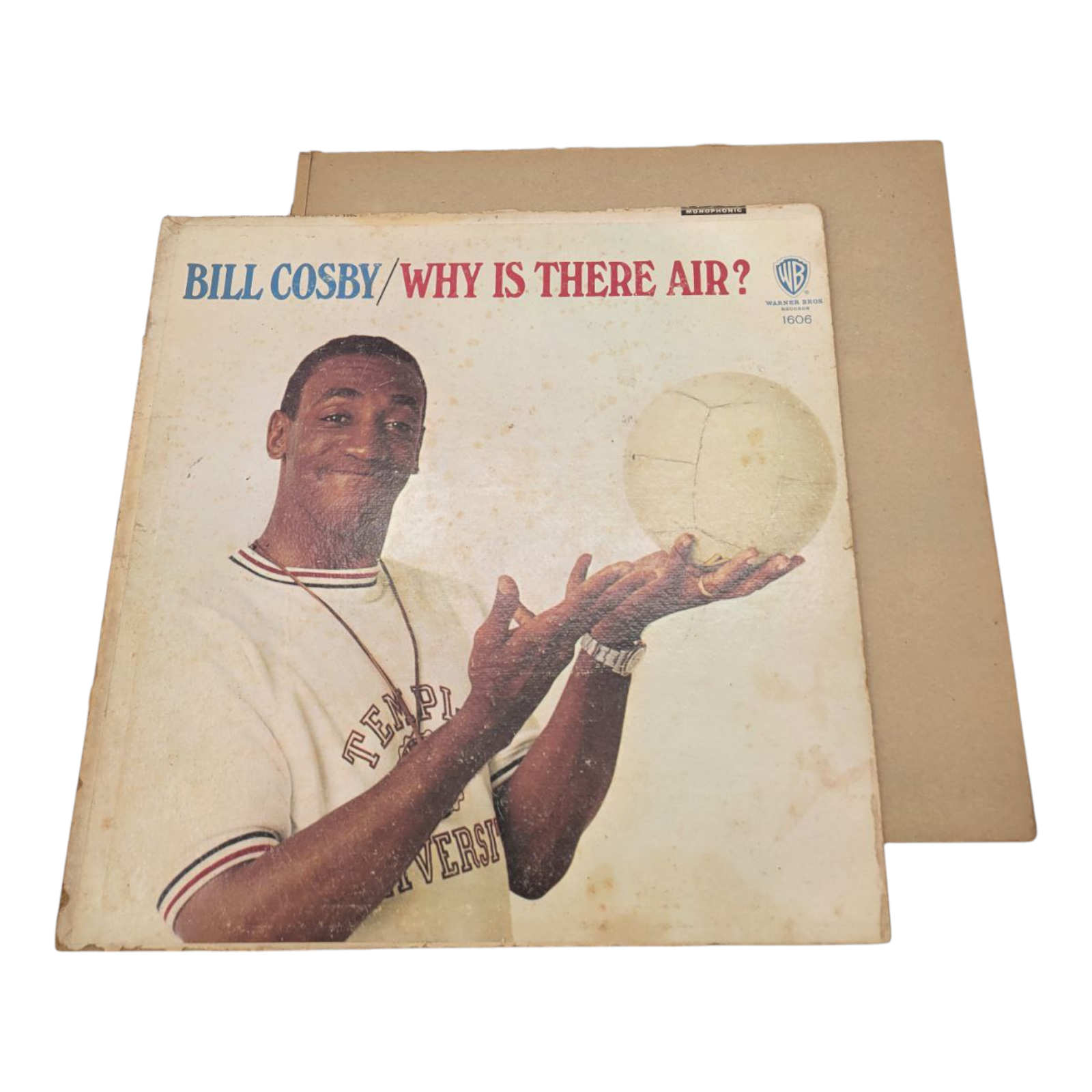 Bill Cosby Why Is There Air Vinyl LP W1606 Warner Bros Mono Comedy Album 1965