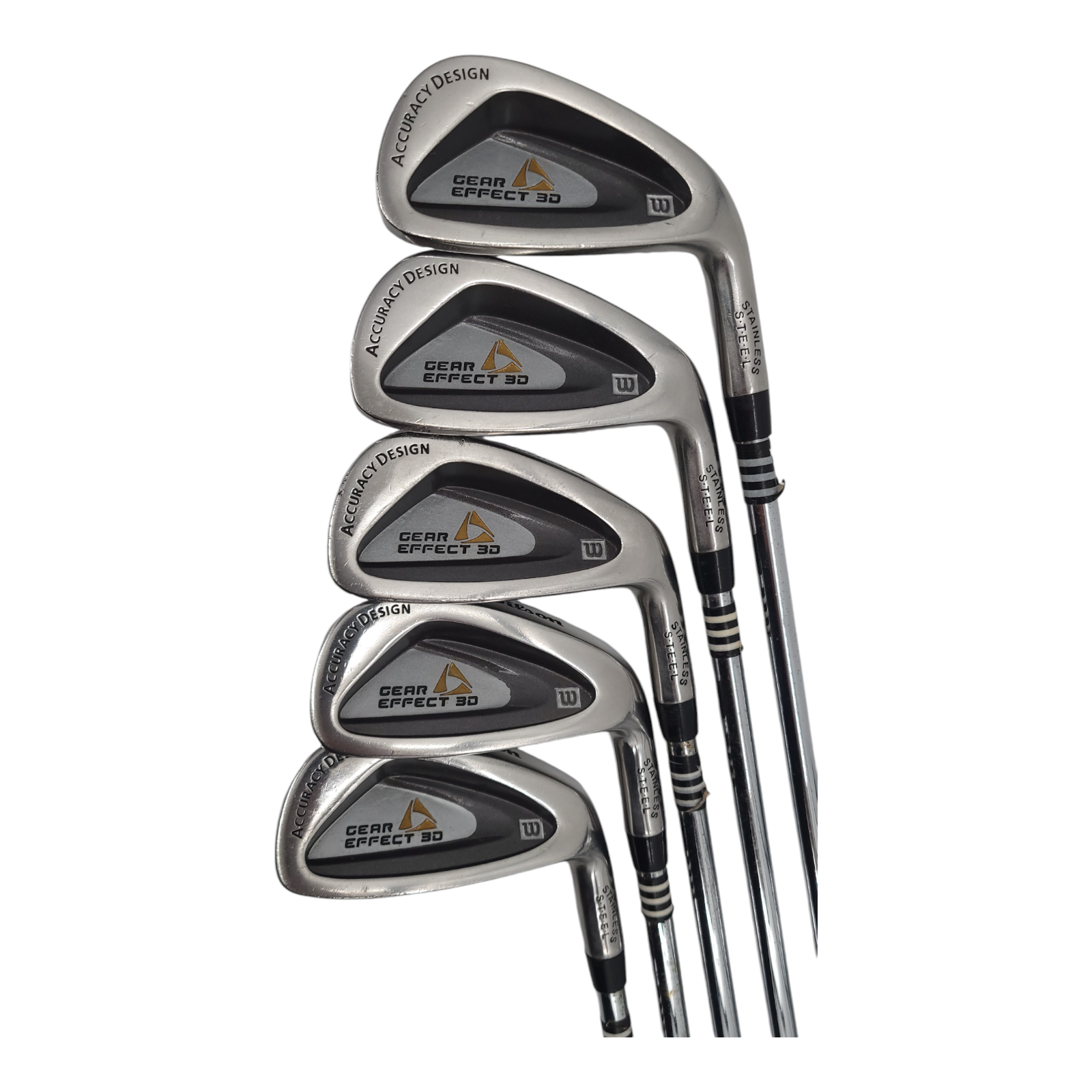 Wilson Gear Effect 3D 8 Golf Club Set Cold Forged Drivers Irons Hybrid Titanium