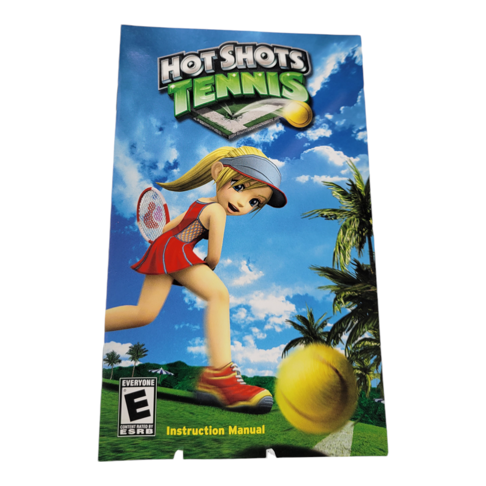 Sony Hot Shots Tennis PlayStation 2 PS2 2007 Game with Case and Manual