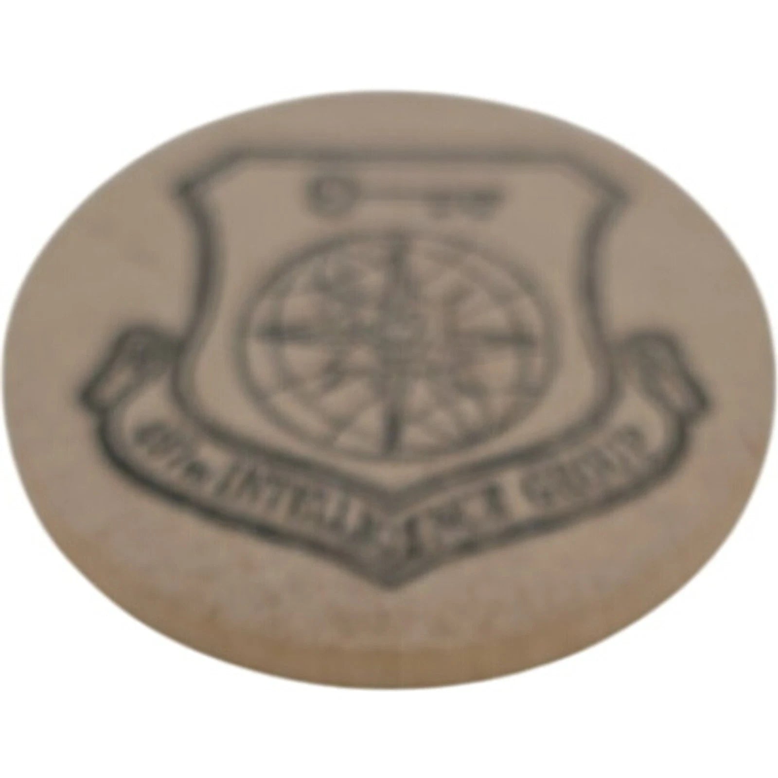 US Air Force 497th Intelligence Group Star Performer Award Wooden Coin