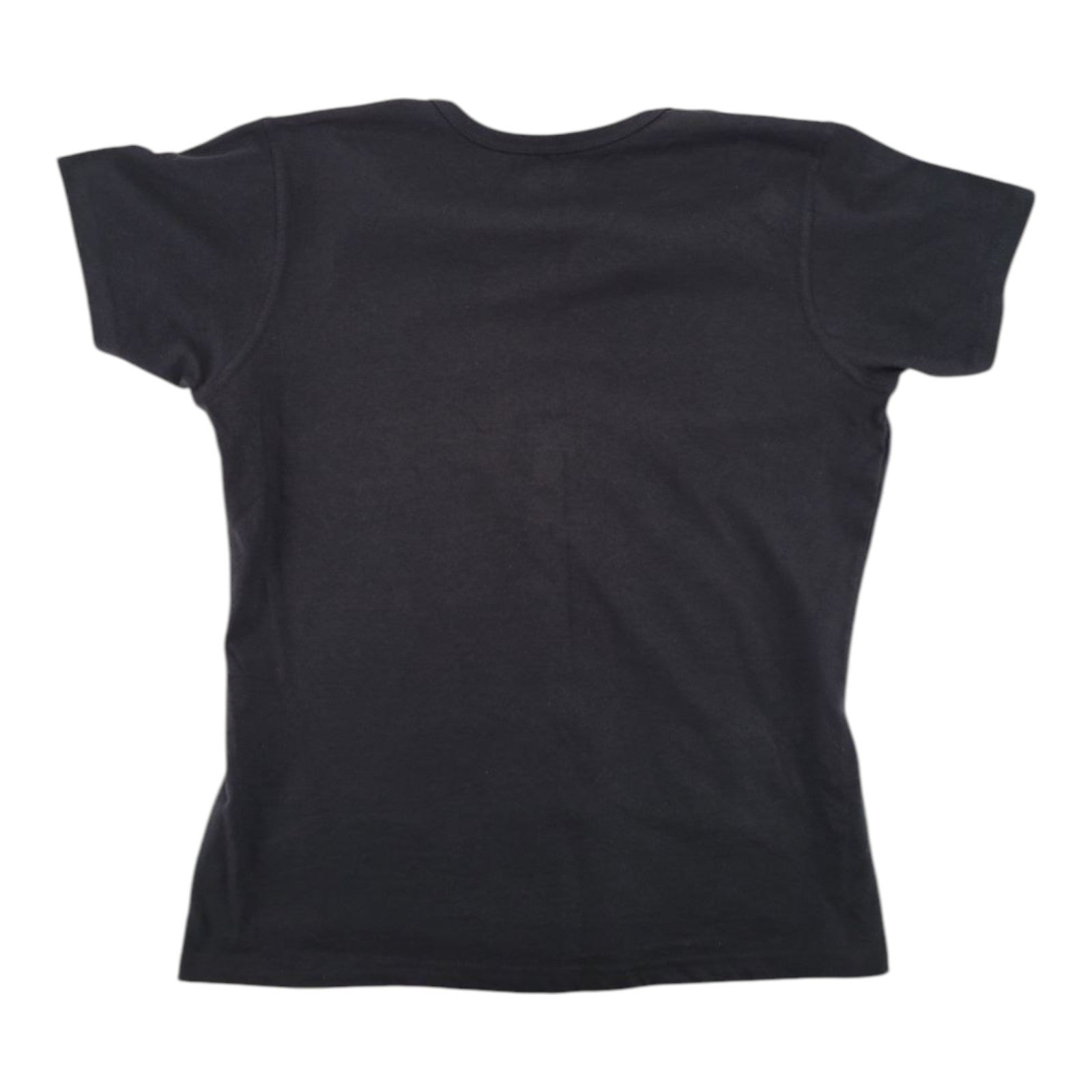 Mbody Athletic Women's Black V-Neck T-Shirt 100% Cotton Made in El Salvador L