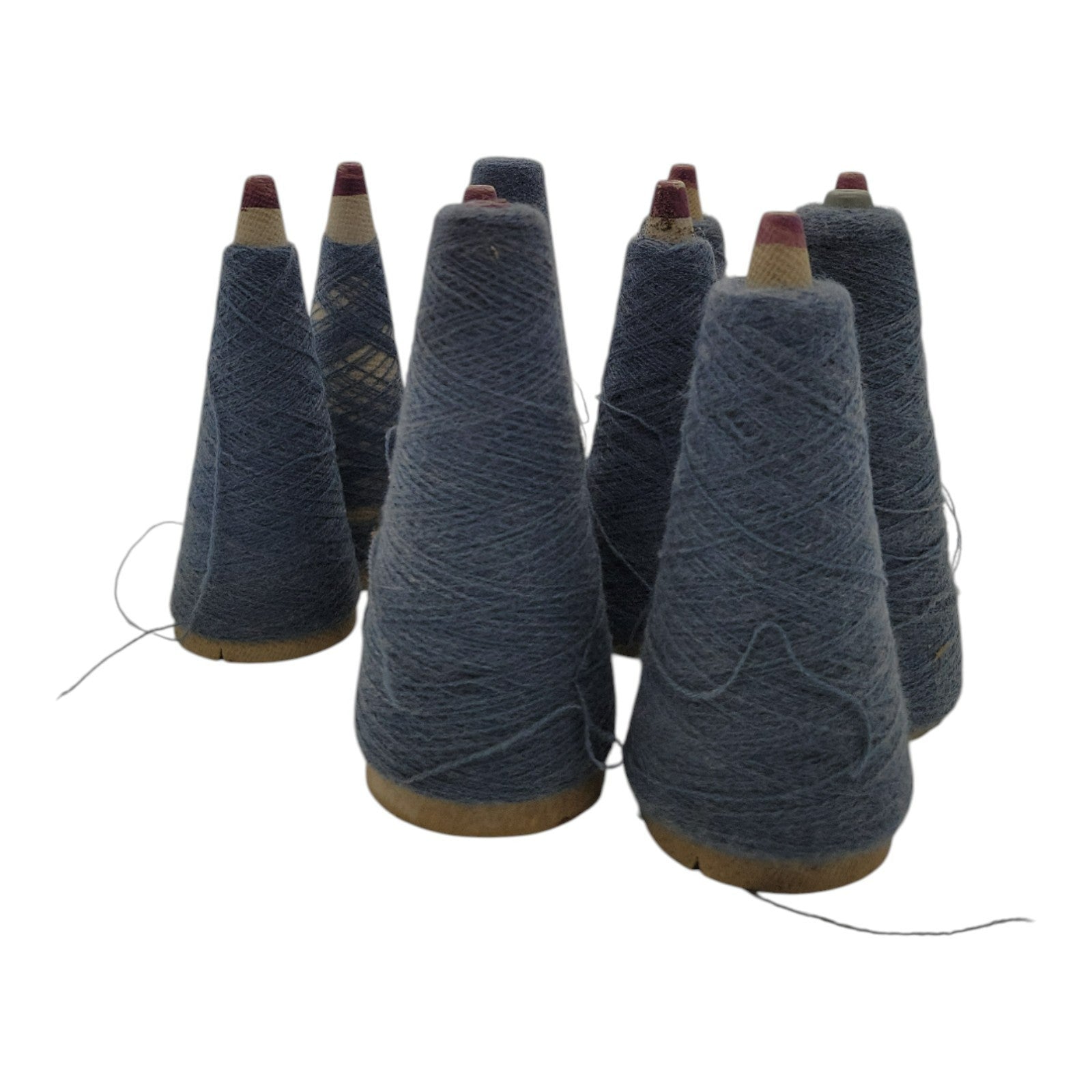 Vintage Templon 2/24 Sealskin Header Acrylic Cone Yarn Lot of 10