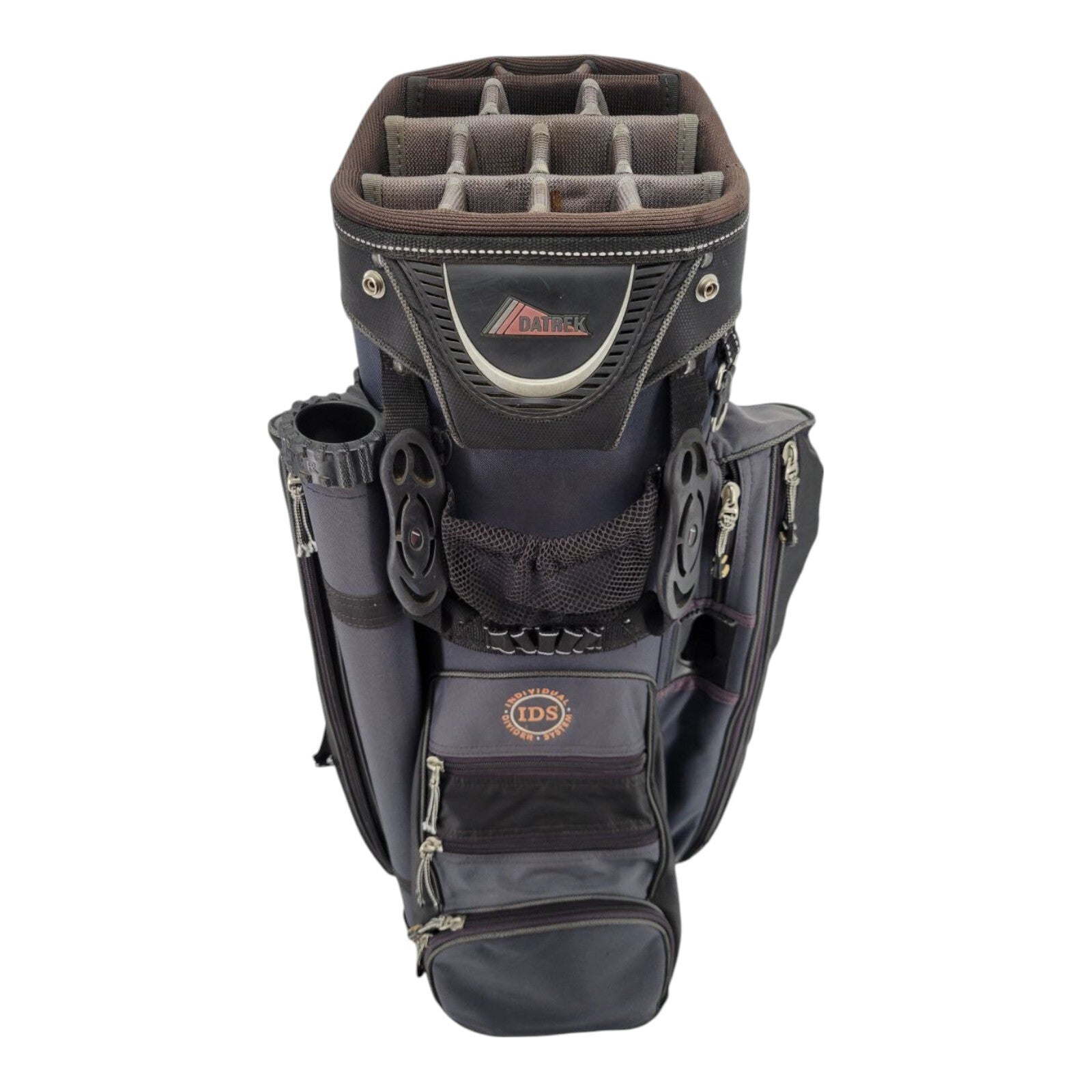 Datrek IDS Black Blue Golf Cart Bag 14 Way Divider System