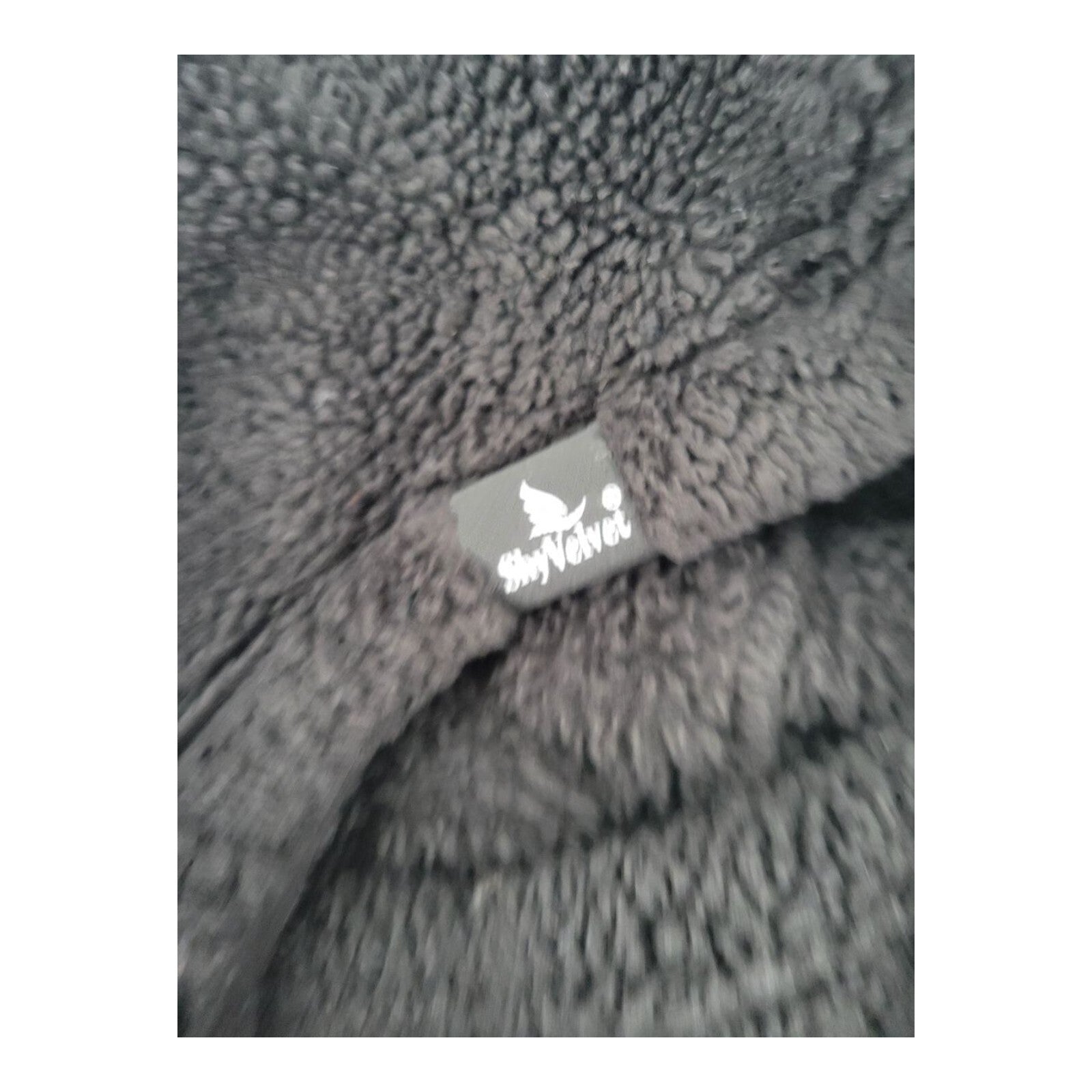 Shy Velvet Black Fleece Balaclava Wind Resistant Winter Face Mask