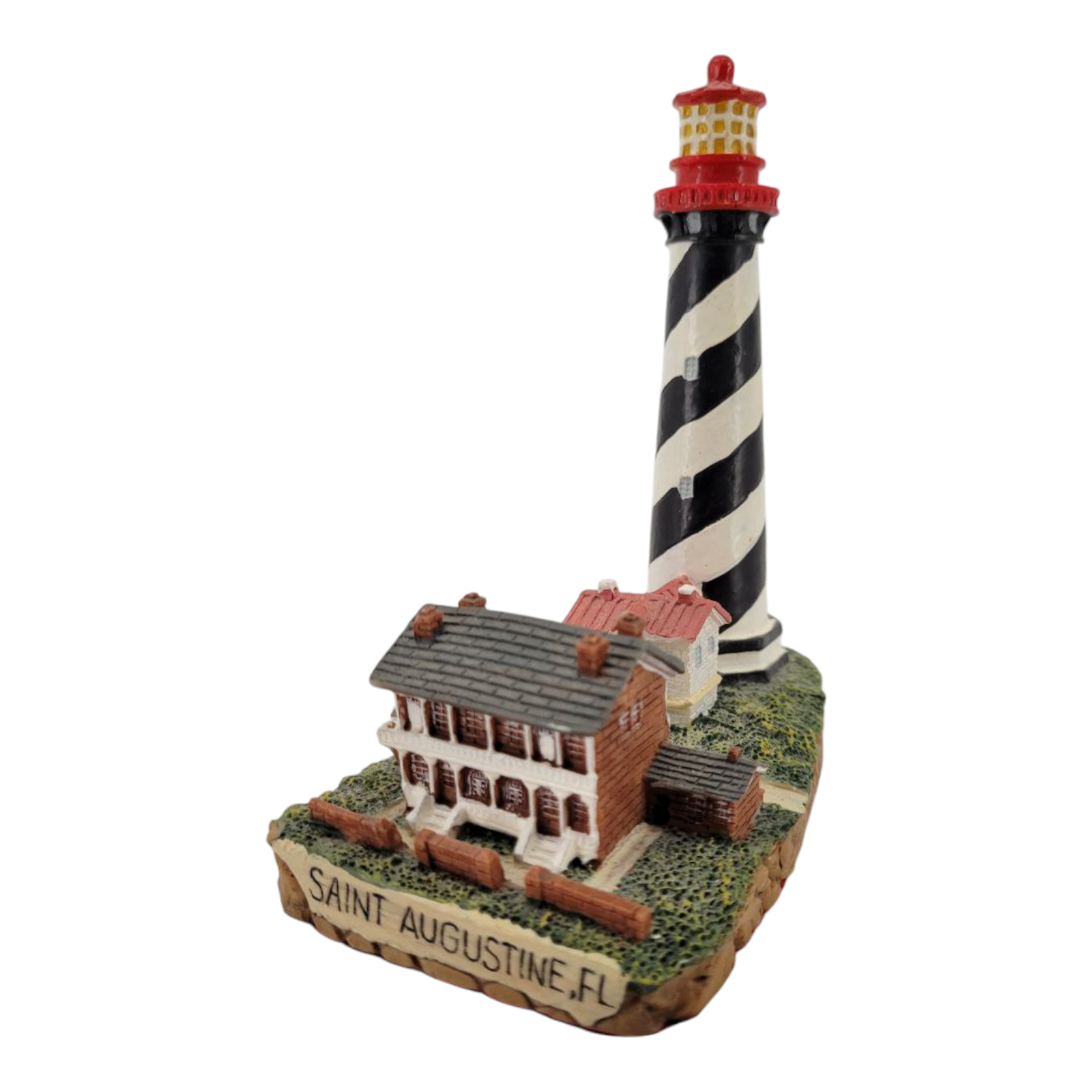 Golder Image Saint Augustine Florida Lighthouse and Keepers House Figurine