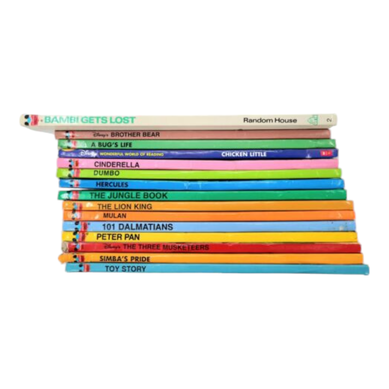 Walt Disney Wonderful World of Reading 15 Children's Book Bundle Classic Stories