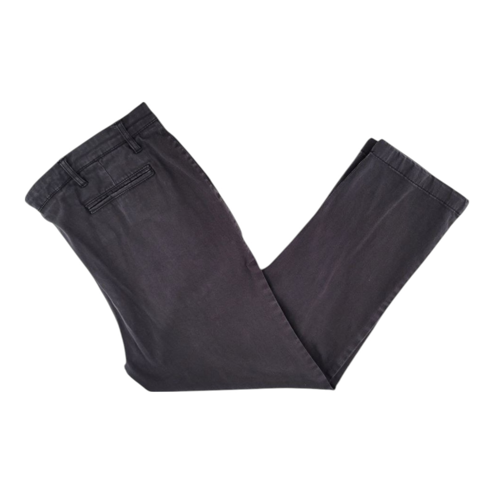 MTailor Mens Gray Stretch Chino Pants Cotton Spandex Size 42