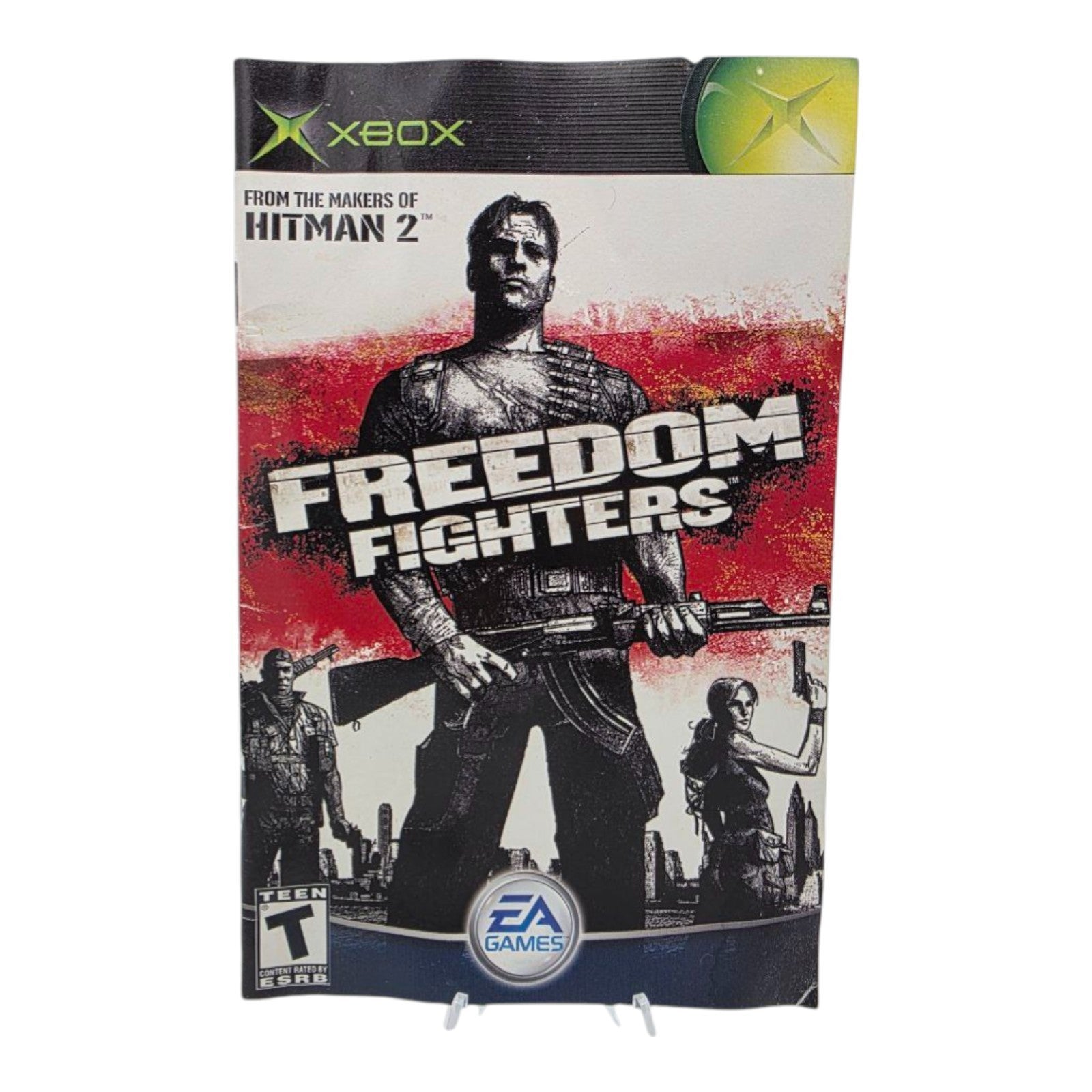 Xbox Freedom Fighters 2003 Complete EA Games Tested Manual Included