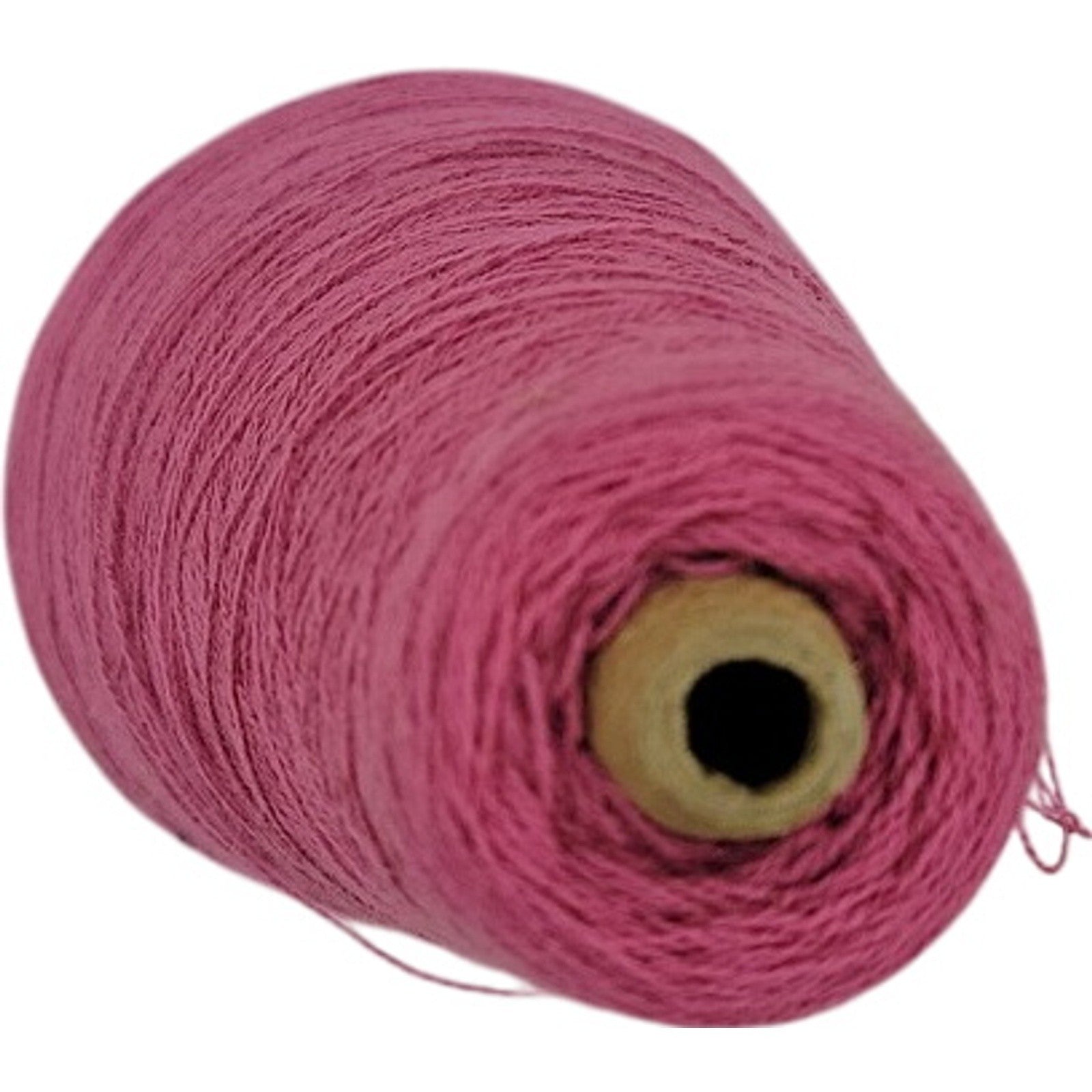 Vintage Pisgah Yarn 2/24 Rose Pink Cone Yarn Weaving Knitting Lot 6105
