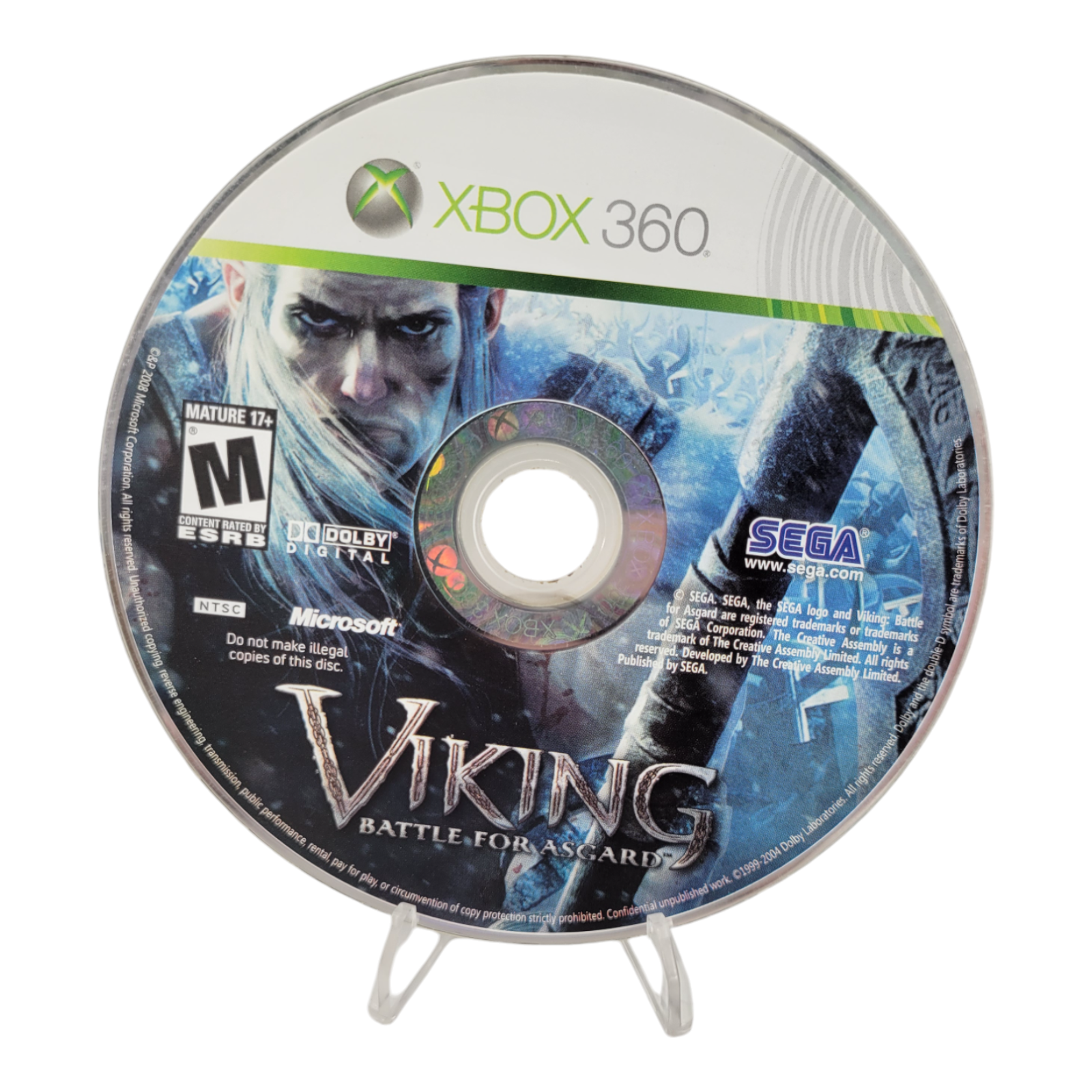 Microsoft Xbox 360 Viking Battle for Asgard 2008 Game