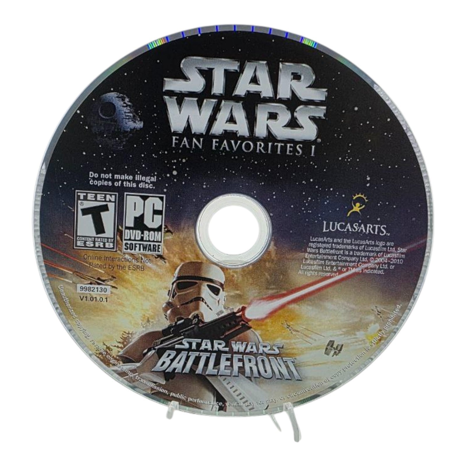 Star Wars Fan Favorites PC Battlefront I II Republic Commando Tested no Manual