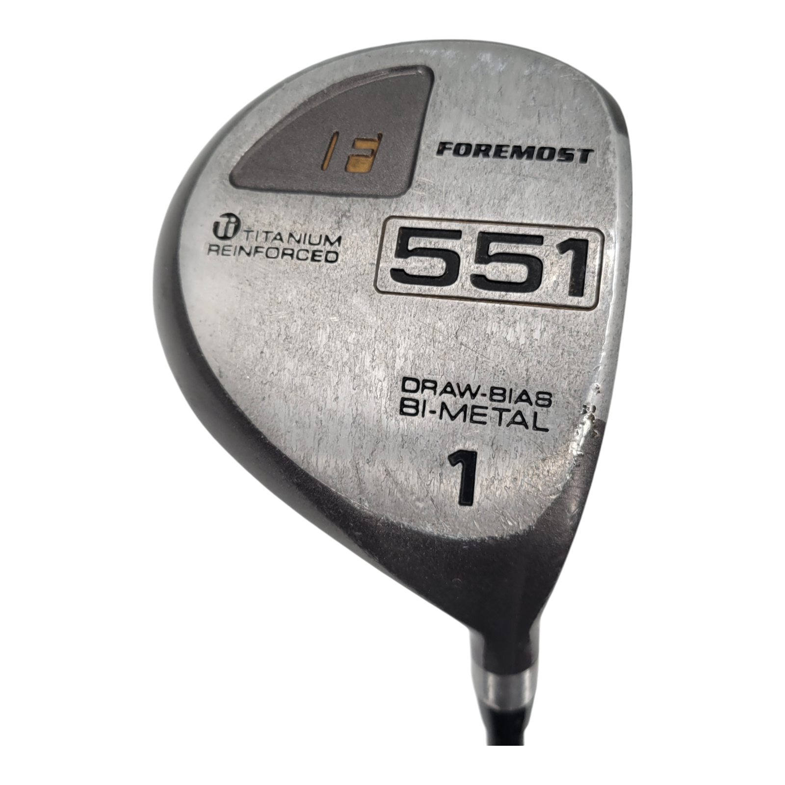 Foremost 551 Titanium Reinforced Draw Bias Bi-Metal Driver RH 45.5” Golf Club