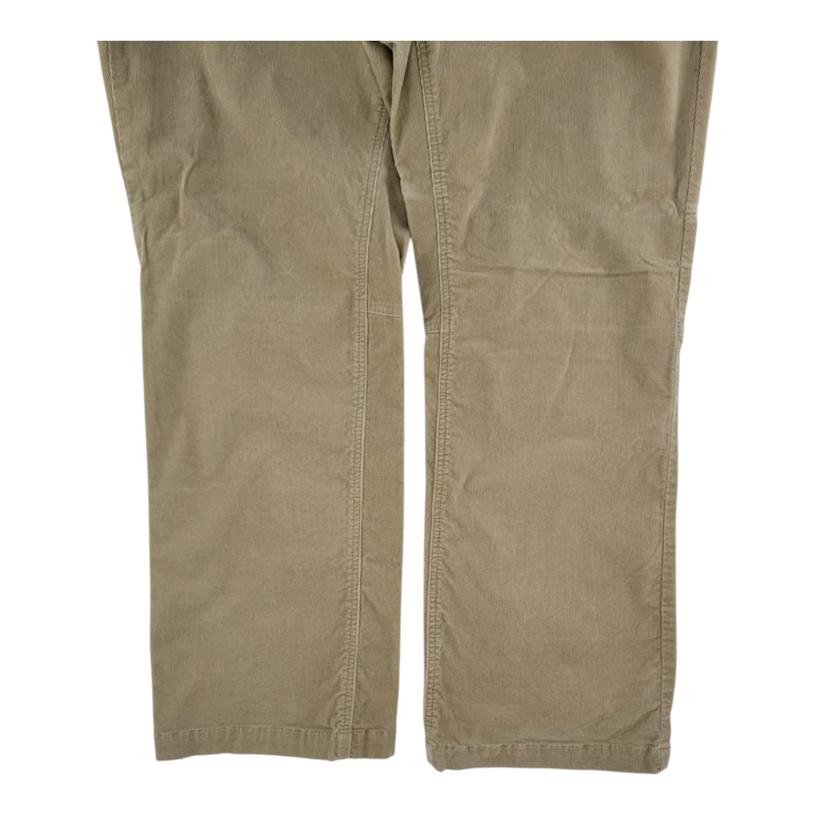 Venezia Womens Beige Corduroy Pants Zip Pocket Cotton Spandex Blend Size 20