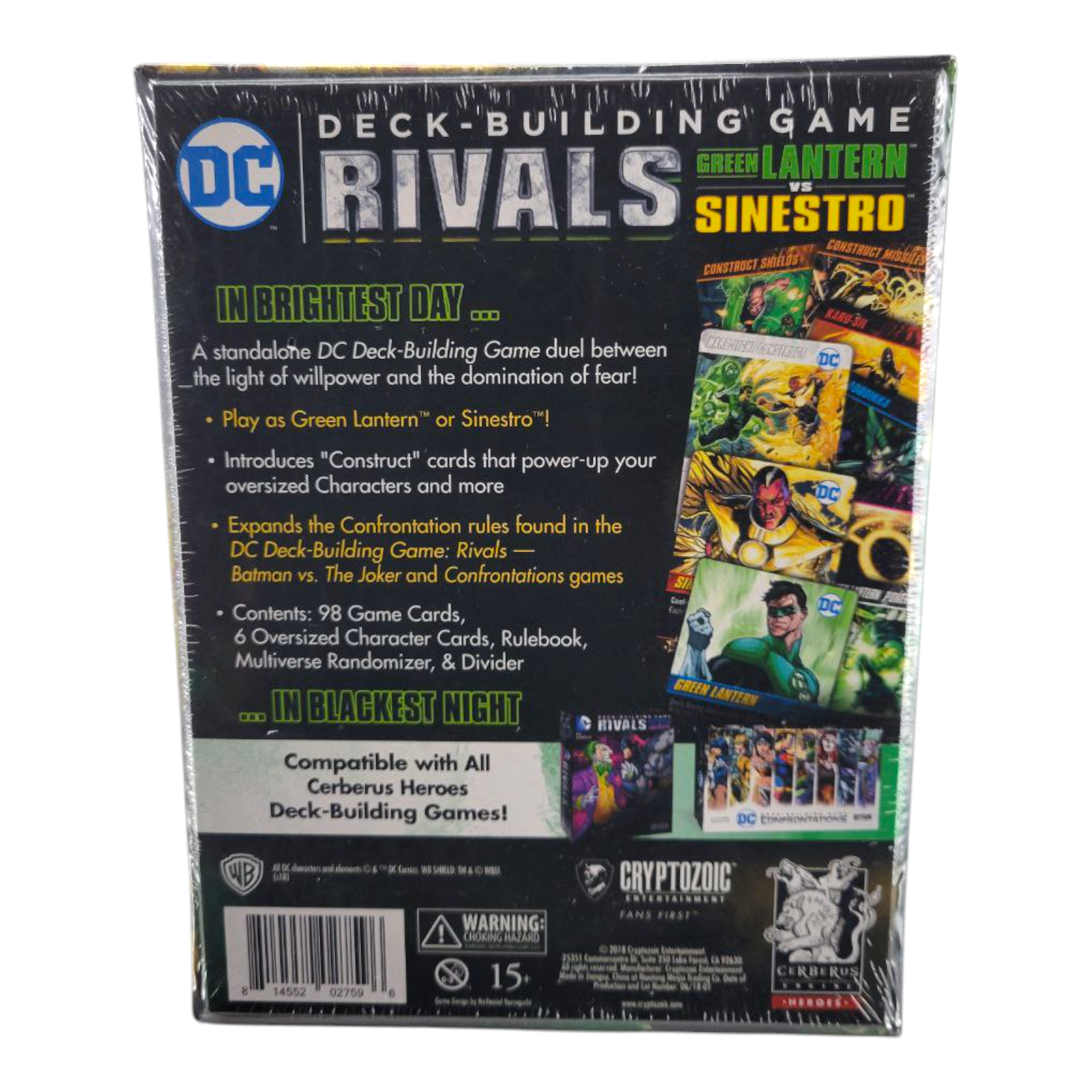 DC Deck Building Game Rivals Green Lantern vs. Sinestro by Cryptozoic