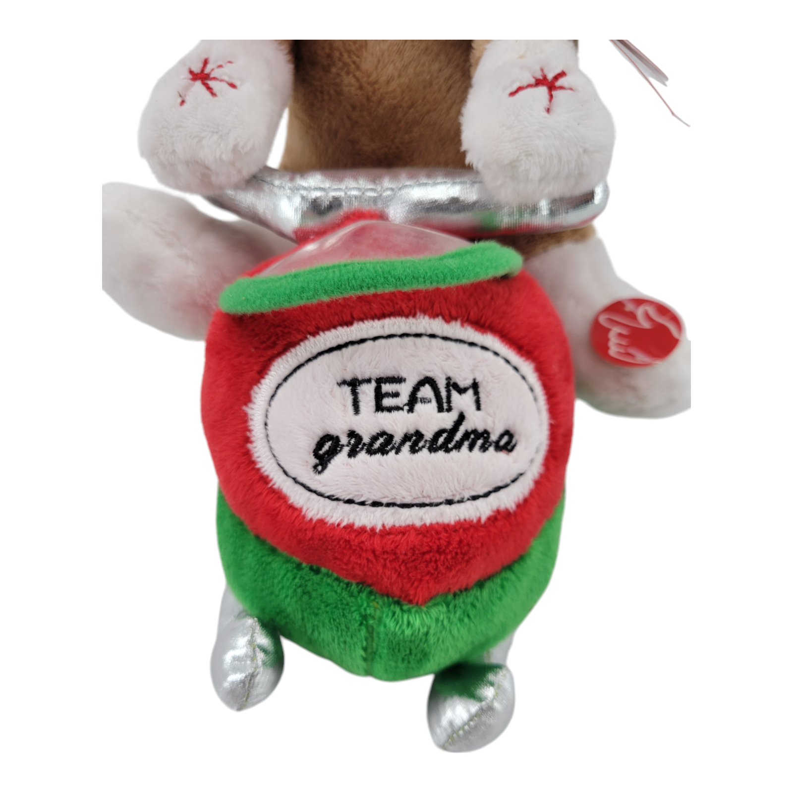 PLX Team Grandma Plush Moose Sings Grandma Got Run Over by a Reindeer Toy