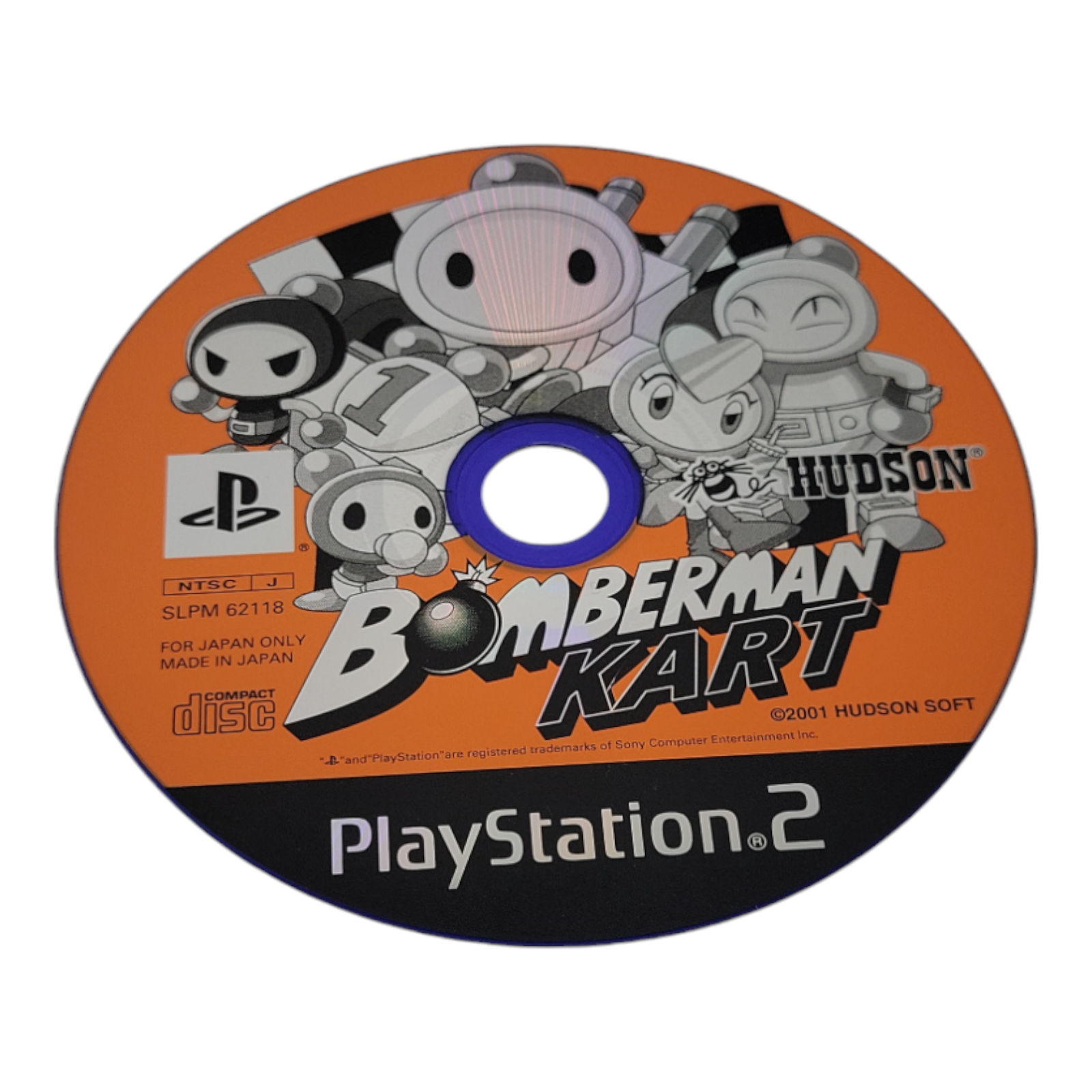 2001 Bomberman Kart for Sony PlayStation 2 PS2 Japan Import Action Racing Game