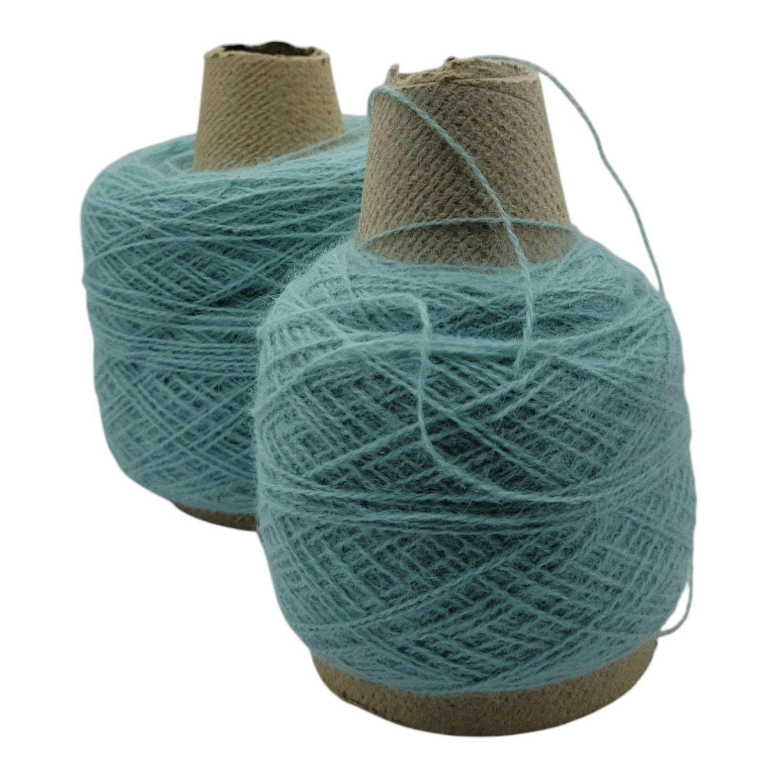 Vintage Templon 2/24 Dk Jade Header S-78827 Acrylic Cone Yarn Lot of 2