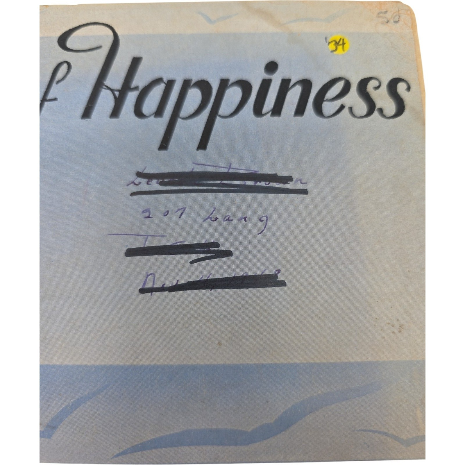 1940 Vintage Sheet Music Blue Bird Of Happiness Art Mooney Harmati Heyman MGM