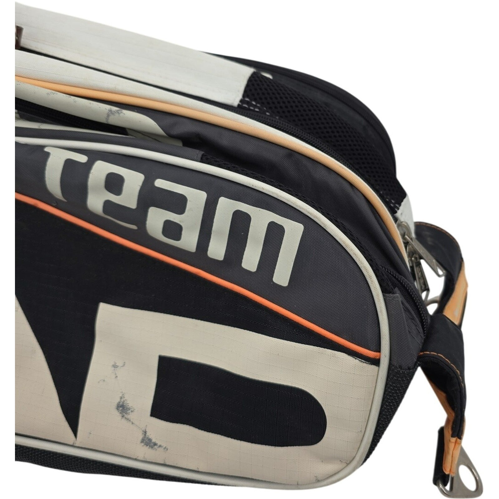 HEAD Tour Team Tennis Racquet Bag – Black/White – 3-6 Racquet Capacity 30"