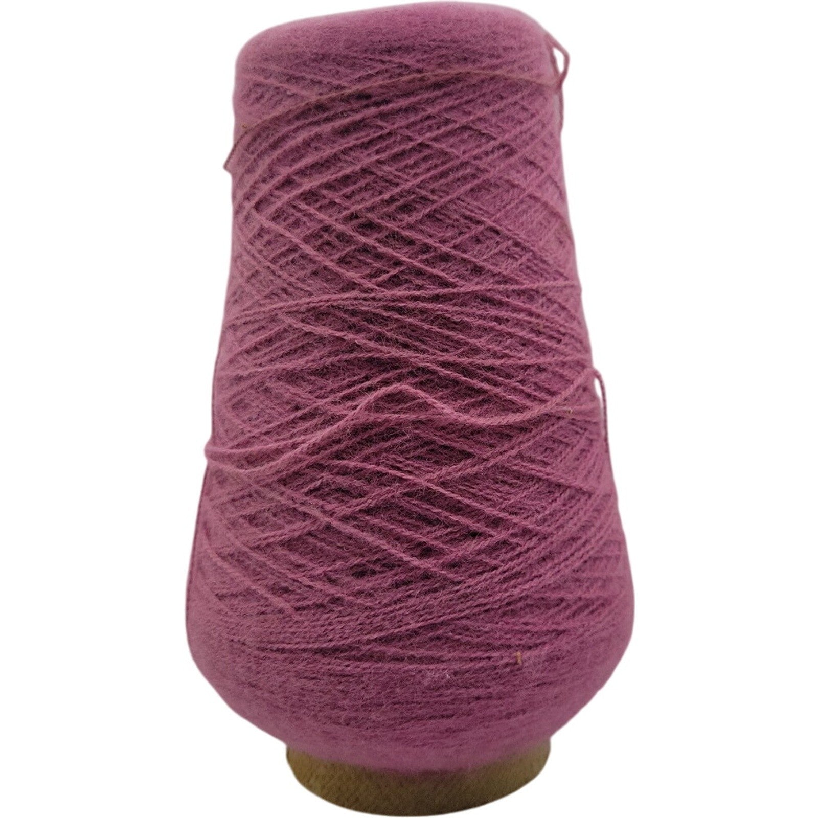Vintage Templon Dark Mauve 2/24 Weaving Knitting Cone Yarn Lot S-79744
