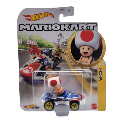 Hot Wheels Mario Kart Toad Sneeker 1:64 DieCast Mattel Toy Car Kids Vehicle