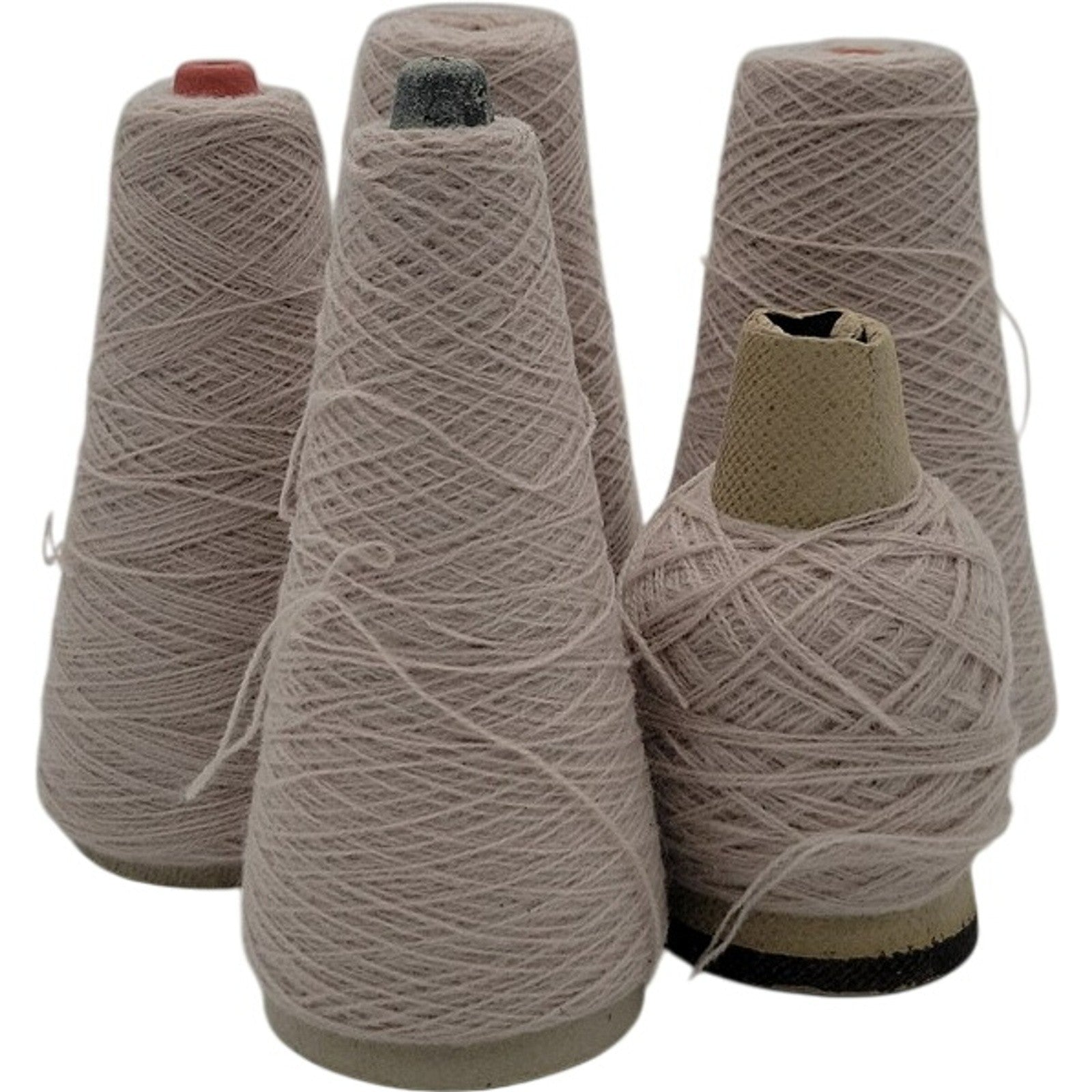 Vintage Jed Delta 2/24 Acrylic Weaving Knitting Yarn Sand 2207 Lot 0f 5
