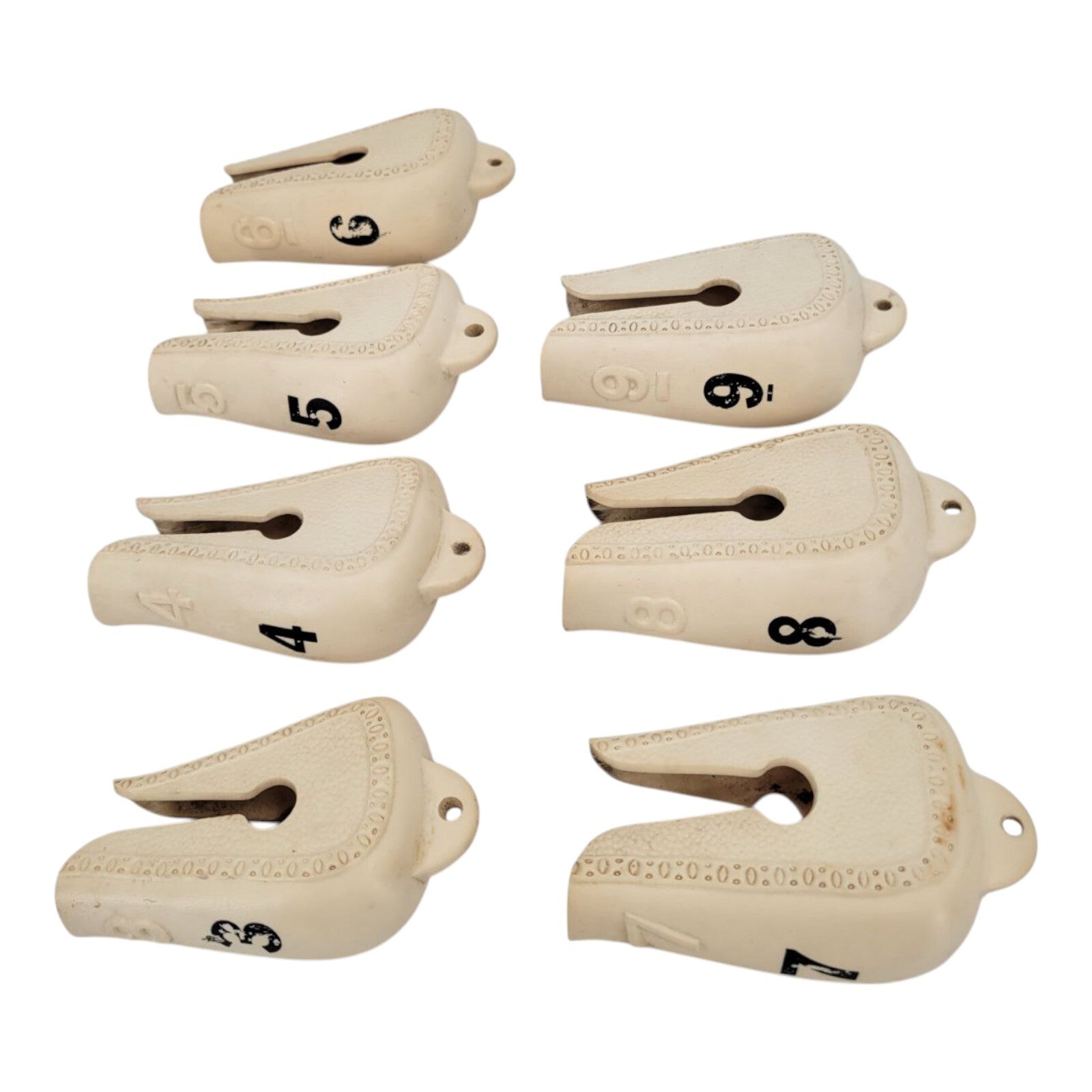 Vintage Rubber Linkable Golf Club Irons Head Covers Set 3-9